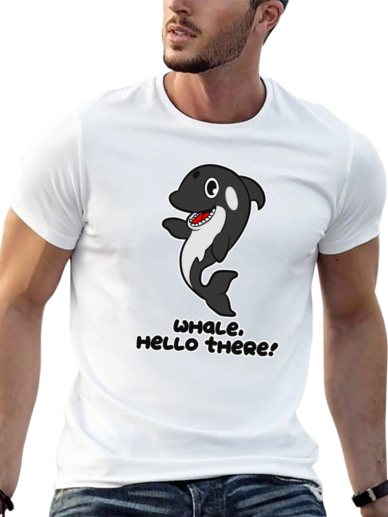 Whale Hello There! Graphic T-Shirt