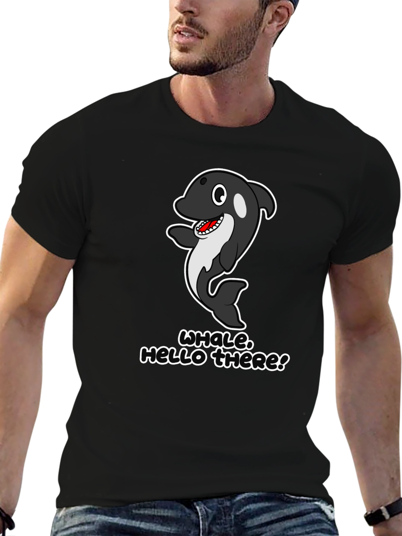 Whale Hello There! Graphic T-Shirt