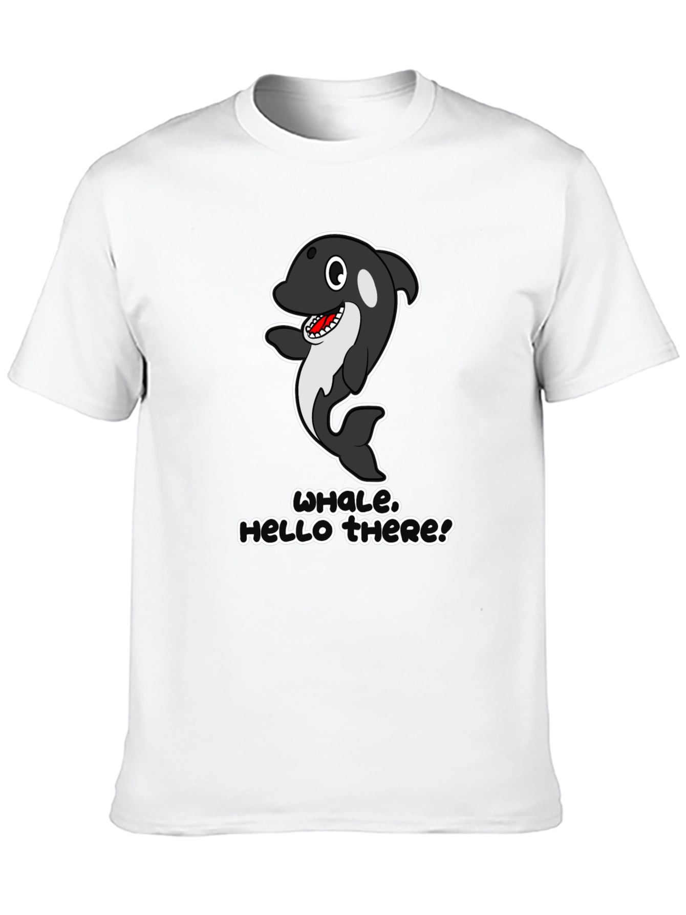 Whale Hello There! Graphic T-Shirt