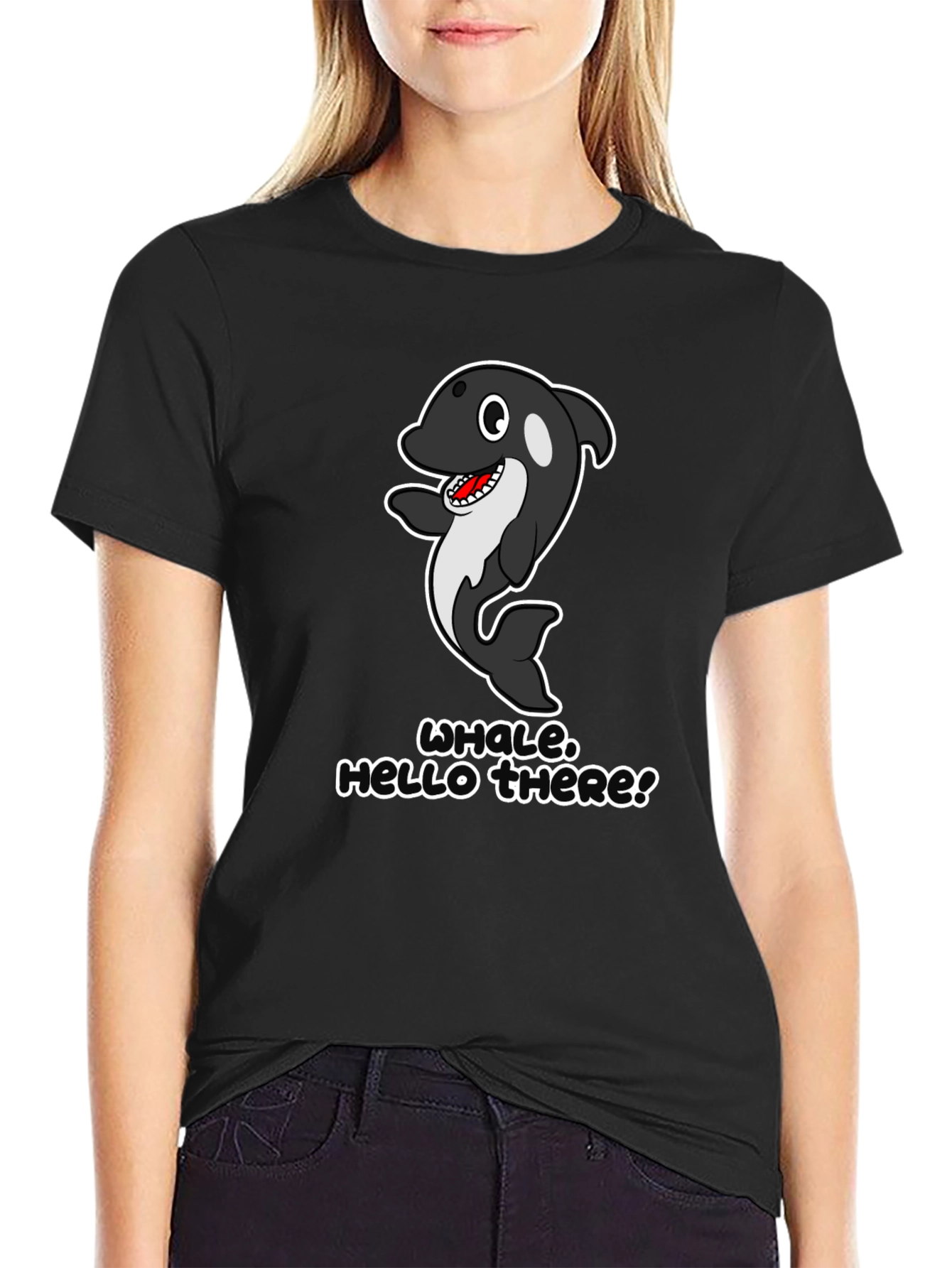 Whale Hello There! Graphic T-Shirt