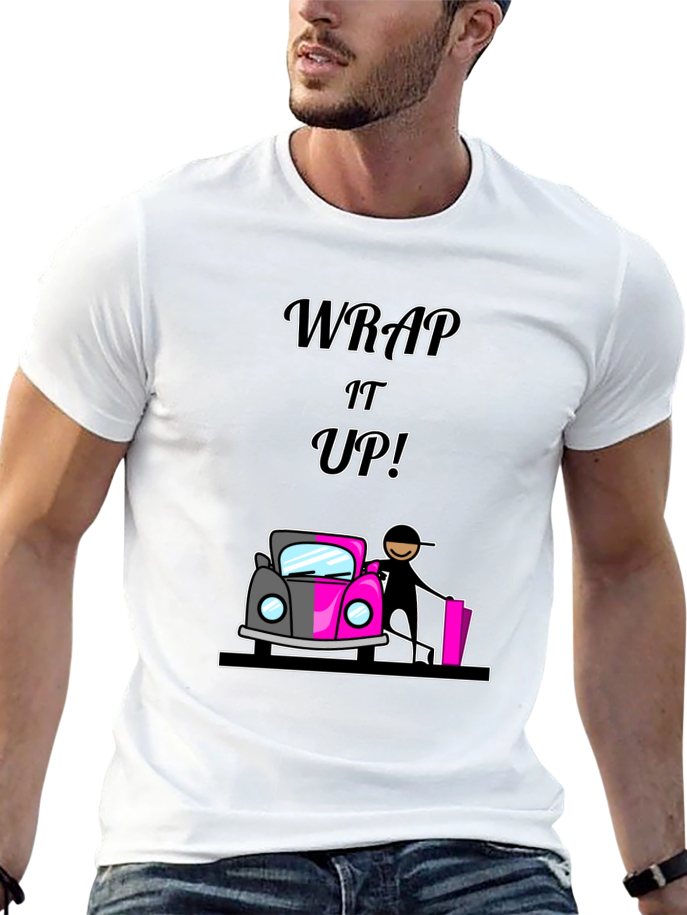Wrap It Up! Car Wrapping T-Shirt