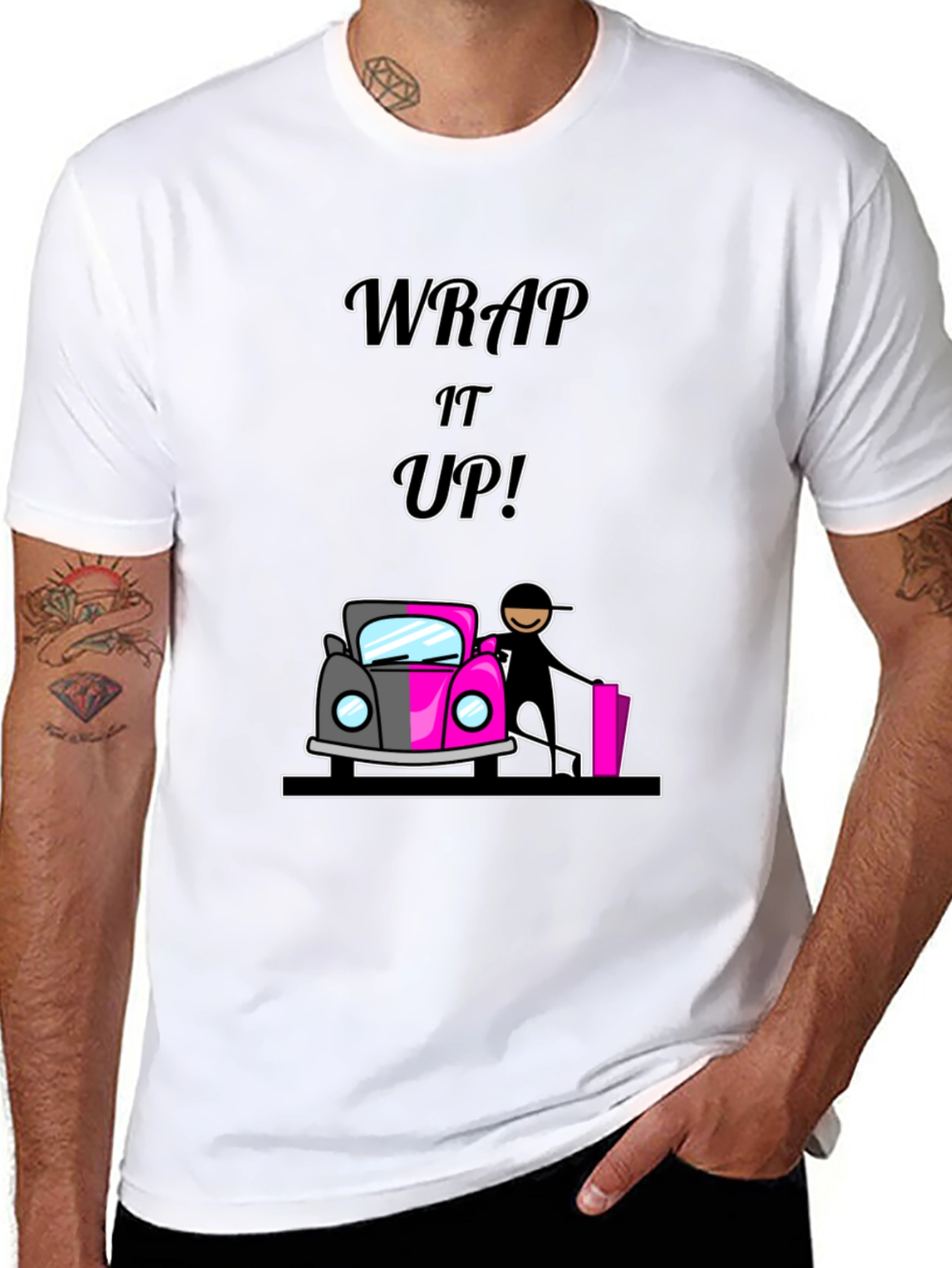 Wrap It Up! Car Wrapping T-Shirt
