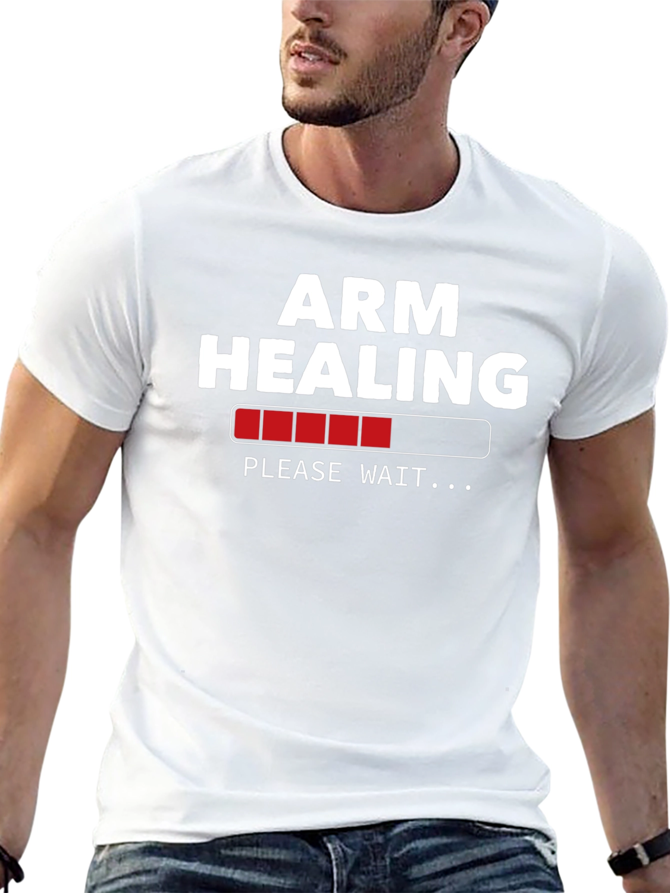 Arm Healing Loading Funny T-Shirt