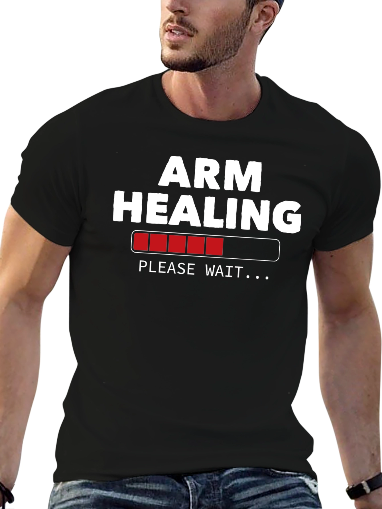Arm Healing Loading Funny T-Shirt