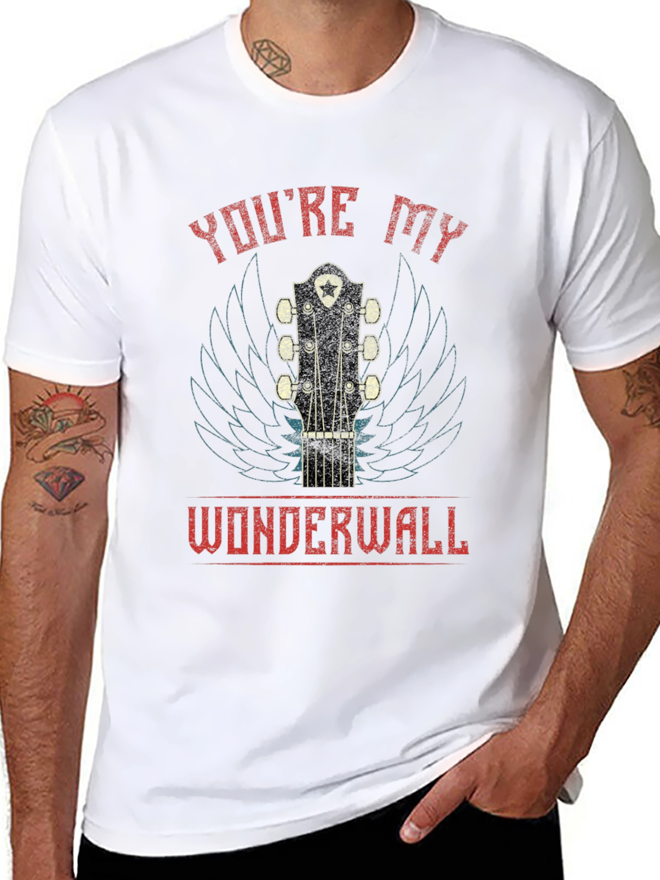 Wonderwall Guitar T-Shirt