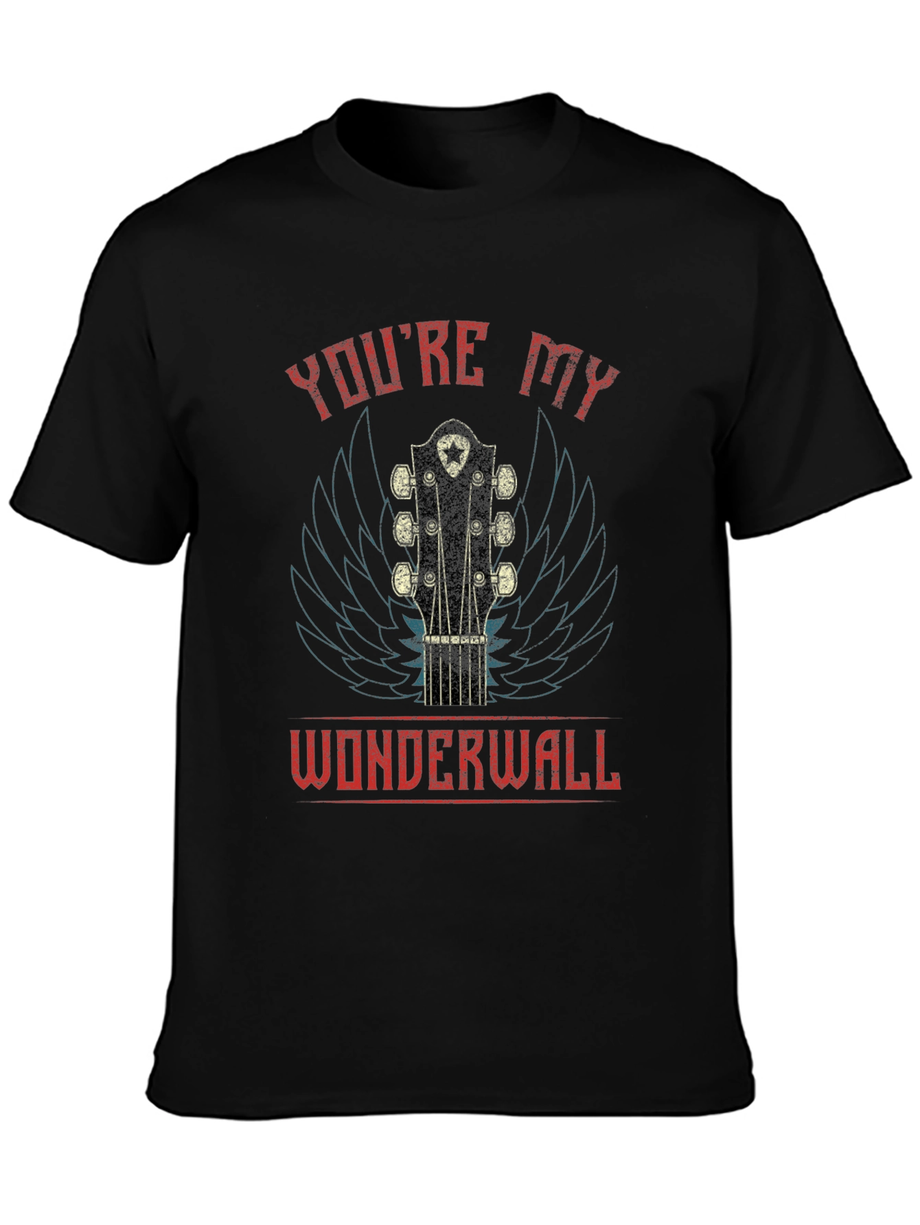 Wonderwall Guitar T-Shirt