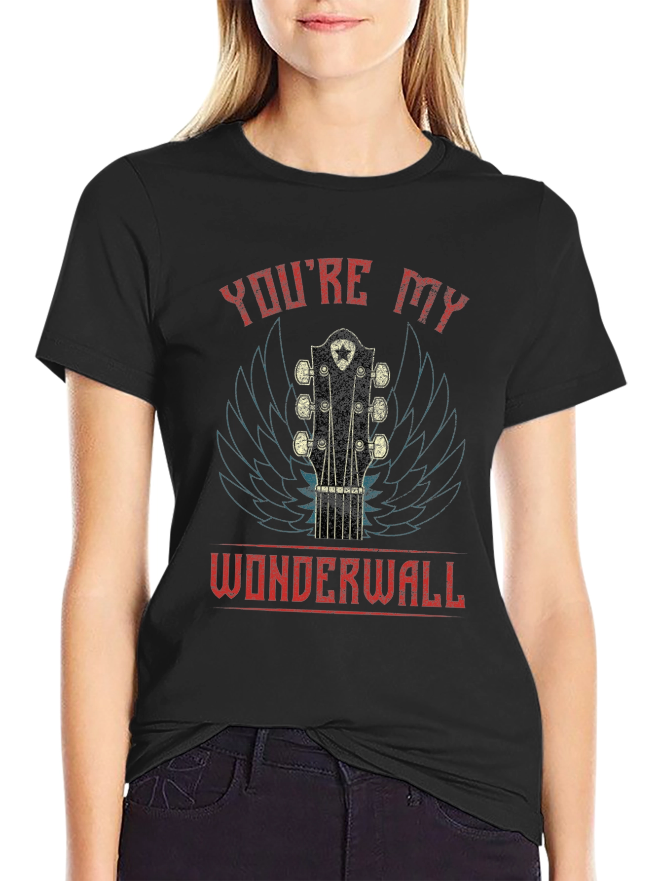 Wonderwall Guitar T-Shirt