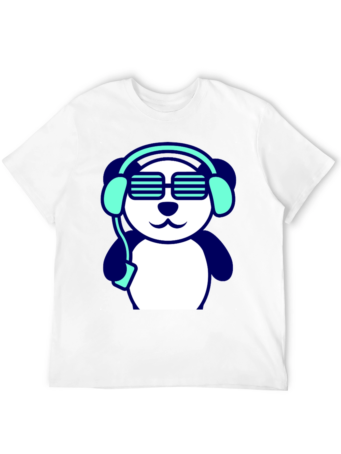 DJ Panda Black T-Shirt - Music Lover Tee