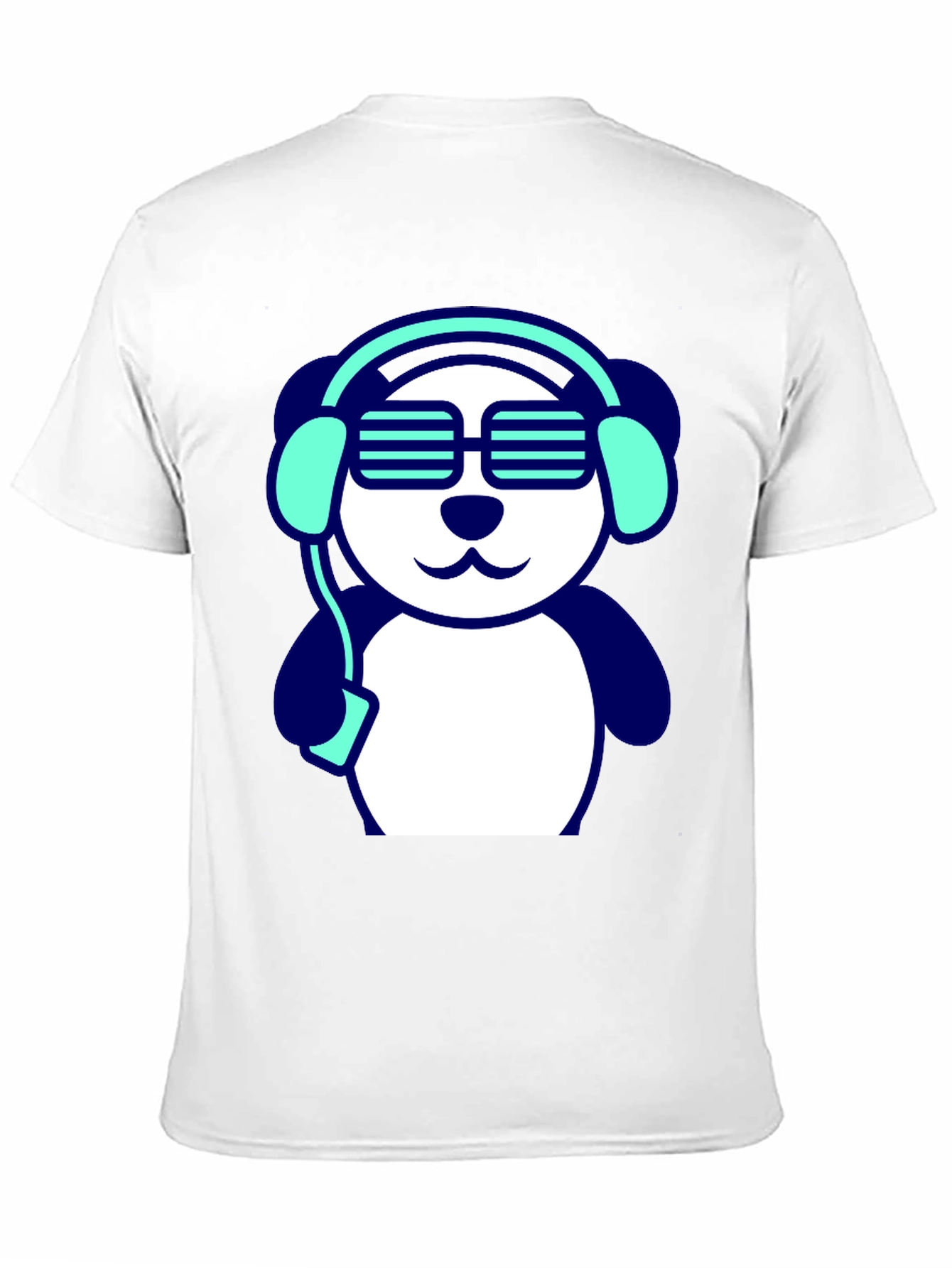DJ Panda Black T-Shirt - Music Lover Tee