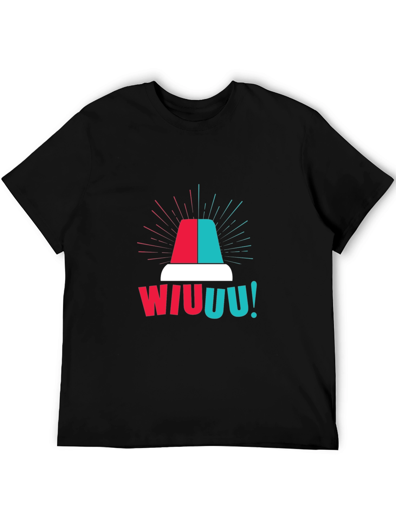 WIUUU! Siren T-Shirt - Emergency Vehicle Graphic Tee