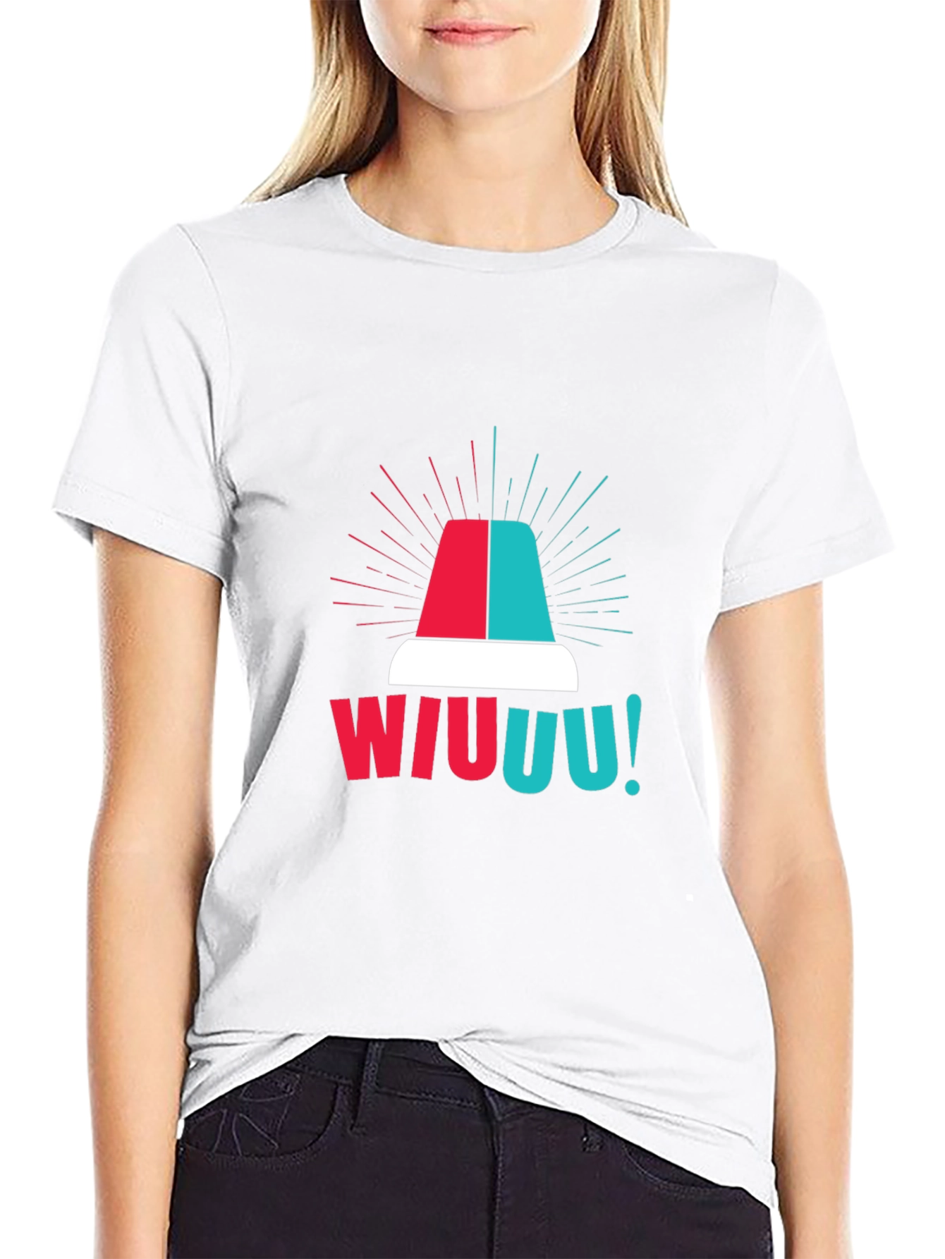 WIUUU! Siren T-Shirt - Emergency Vehicle Graphic Tee