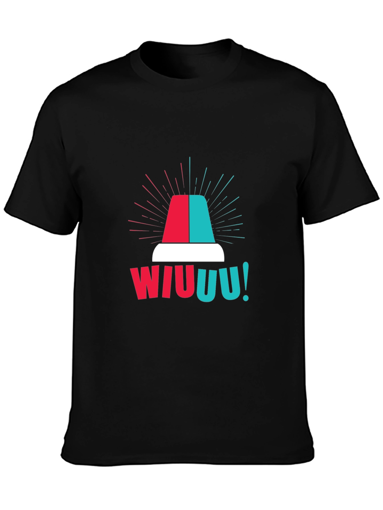 WIUUU! Siren T-Shirt - Emergency Vehicle Graphic Tee
