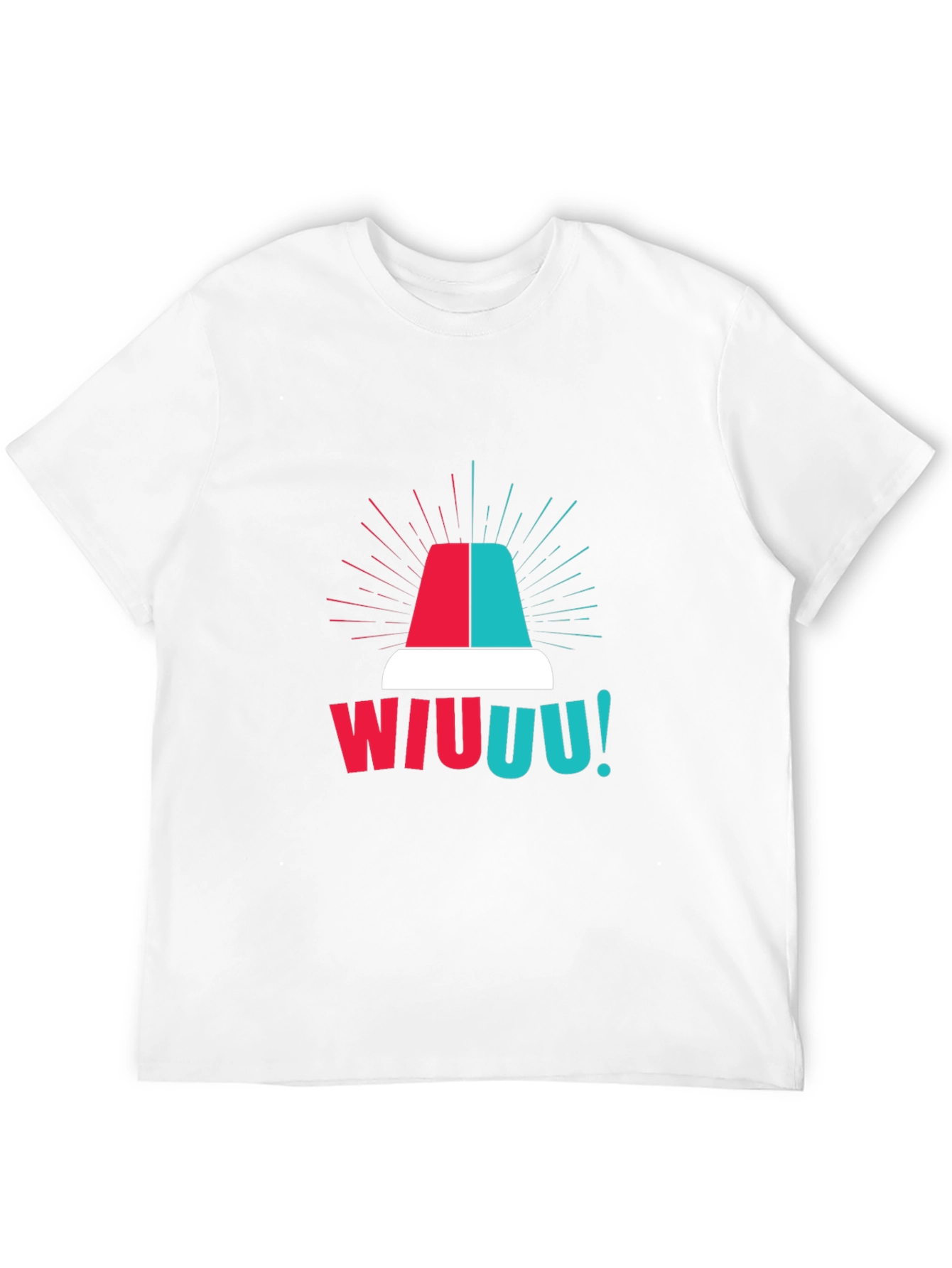 WIUUU! Siren T-Shirt - Emergency Vehicle Graphic Tee