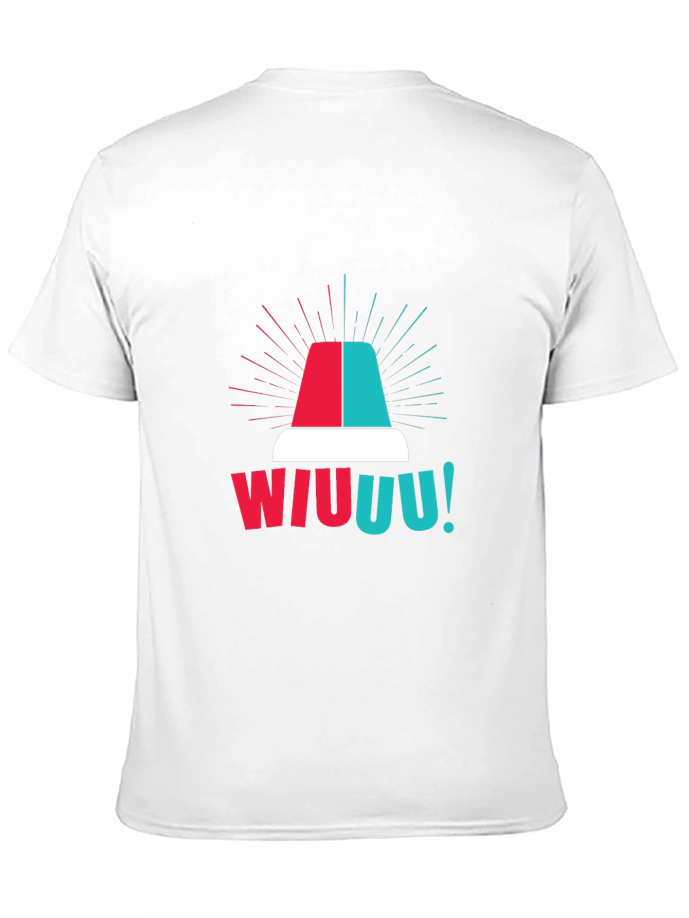 WIUUU! Siren T-Shirt - Emergency Vehicle Graphic Tee