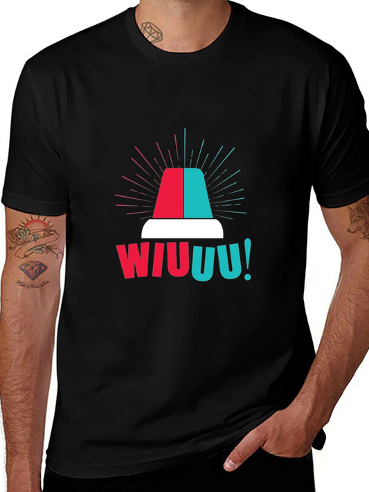WIUUU! Siren T-Shirt - Emergency Vehicle Graphic Tee