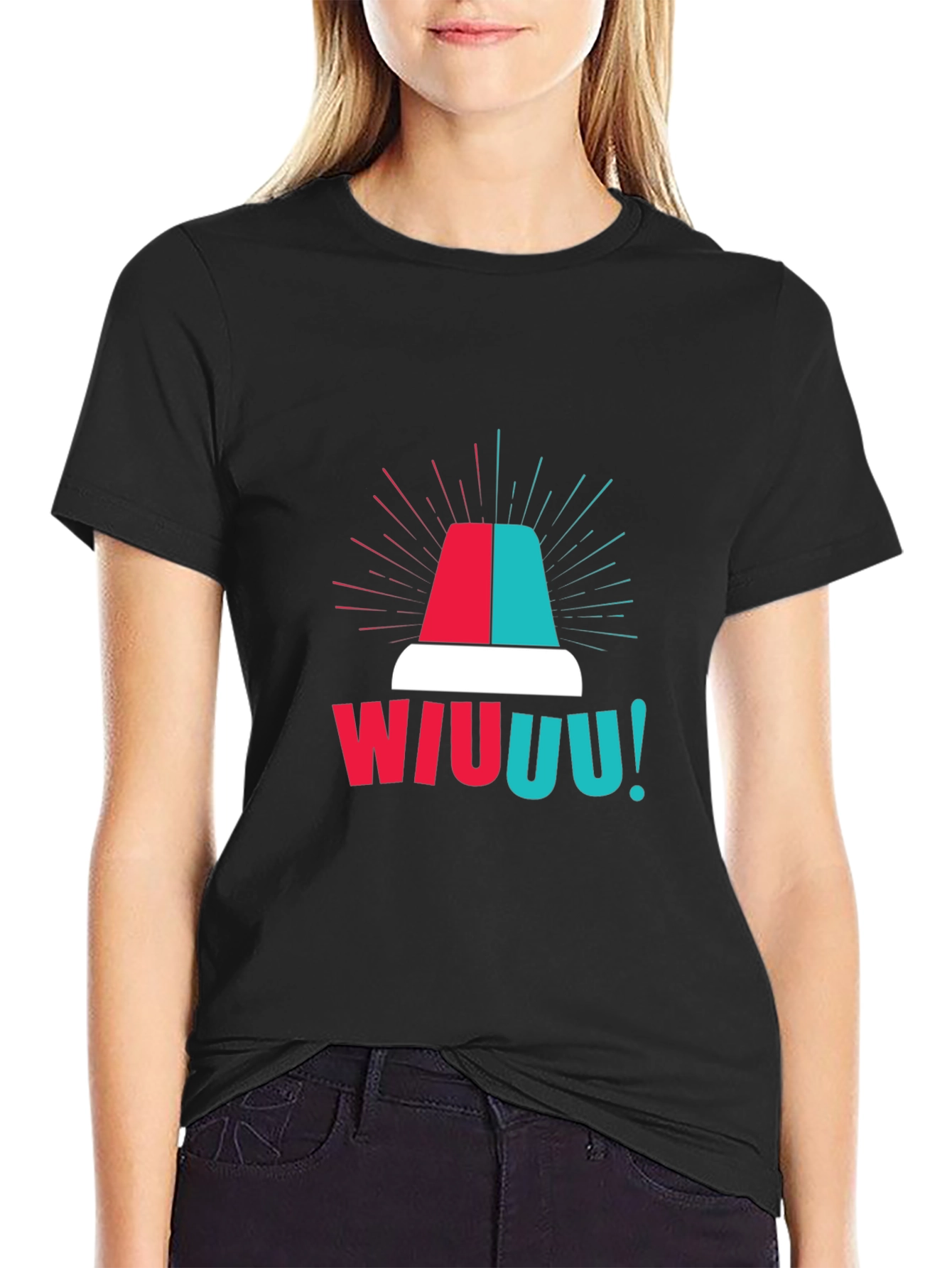 WIUUU! Siren T-Shirt - Emergency Vehicle Graphic Tee