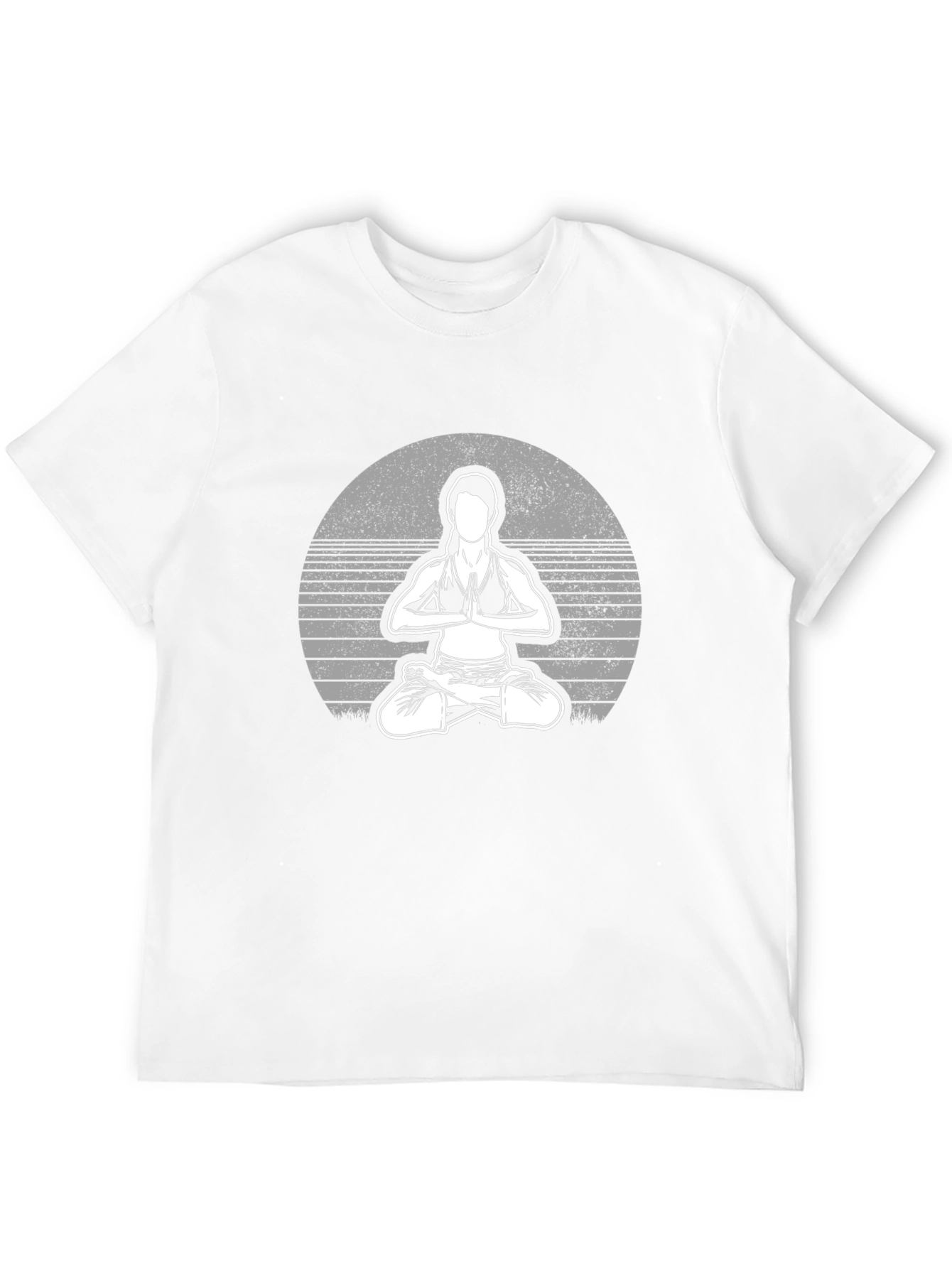 Yoga Pose Graphic Tee - Unisex Black T-Shirt
