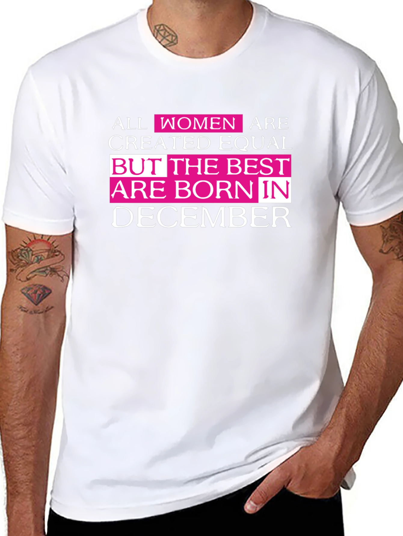 Womens December Birthday Graphic Tee