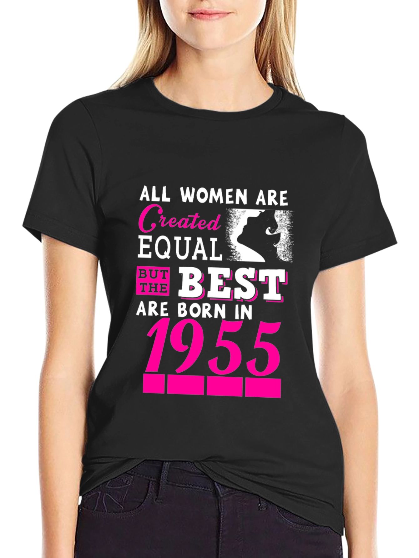 Women Born in 1955 T-Shirt - Birthday Gift