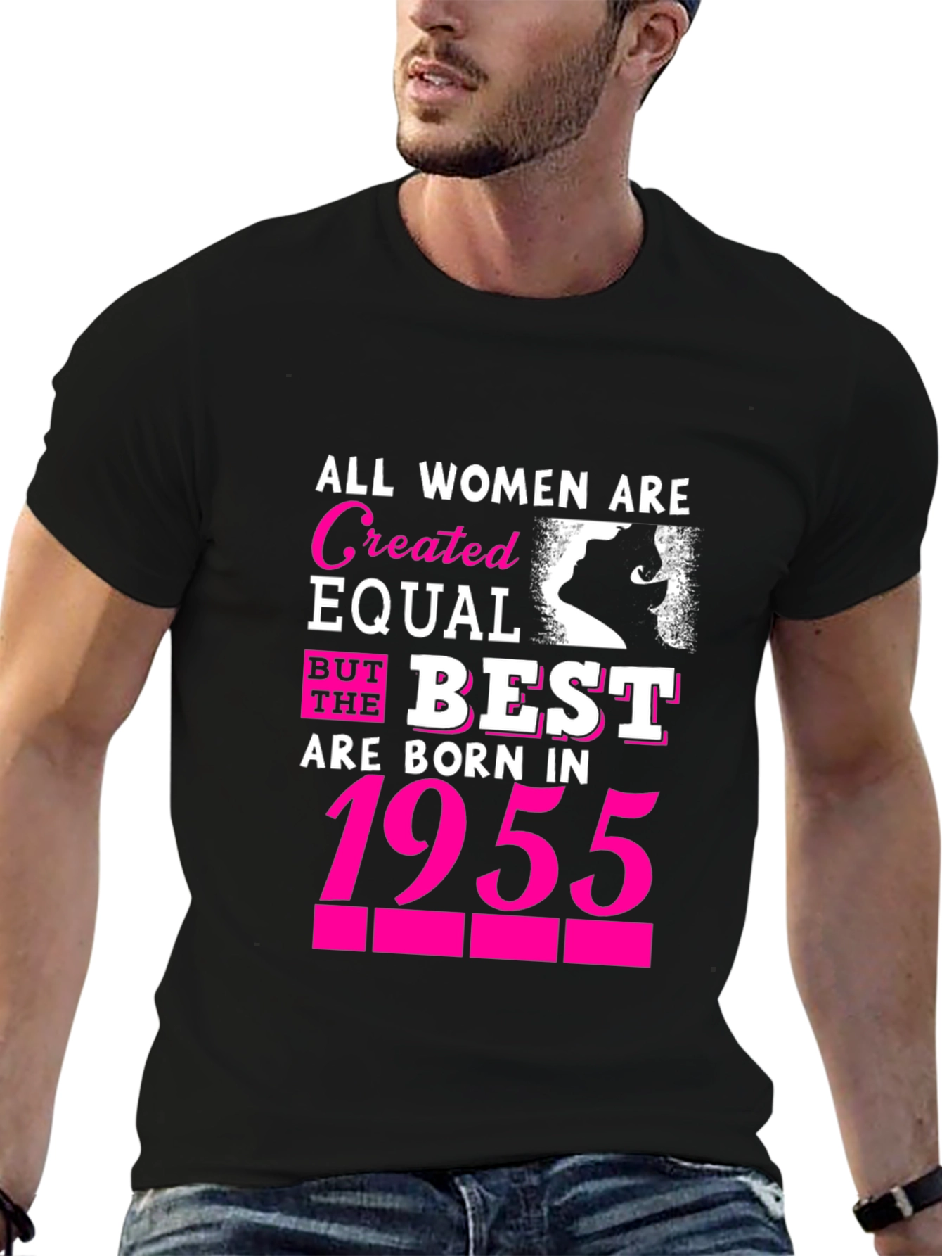Women Born in 1955 T-Shirt - Birthday Gift