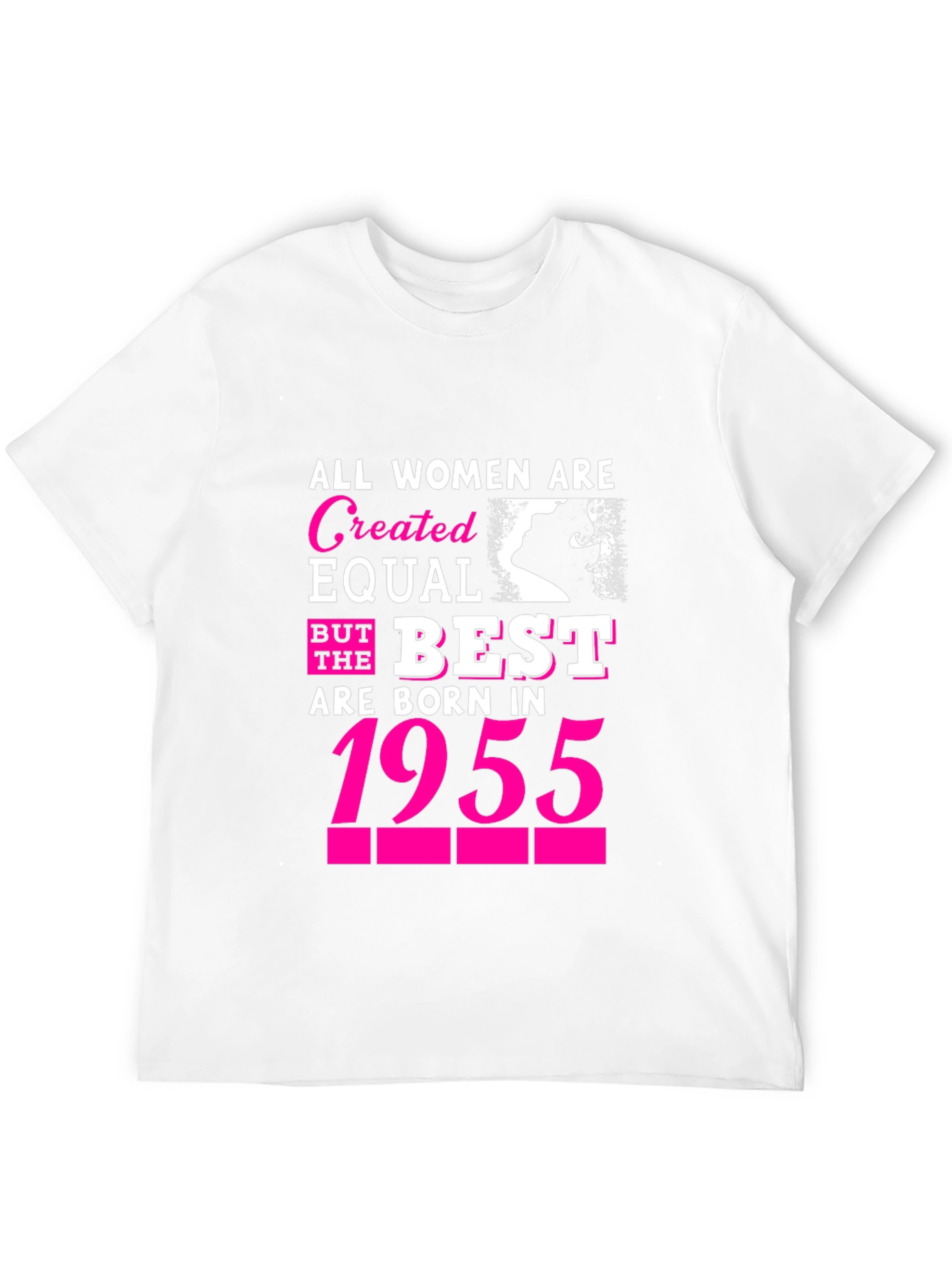 Women Born in 1955 T-Shirt - Birthday Gift