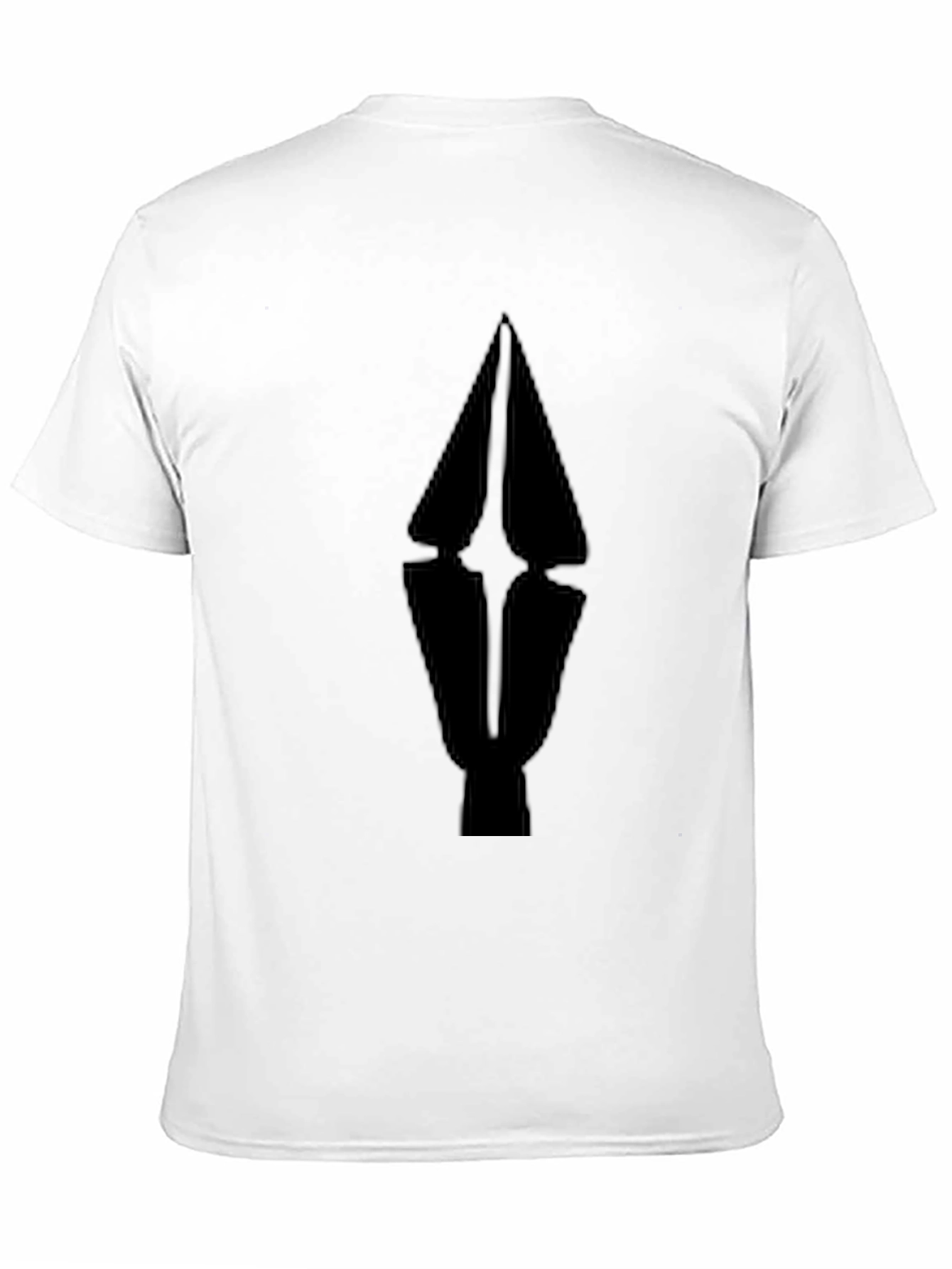 Abstract Graphic Black T-Shirt