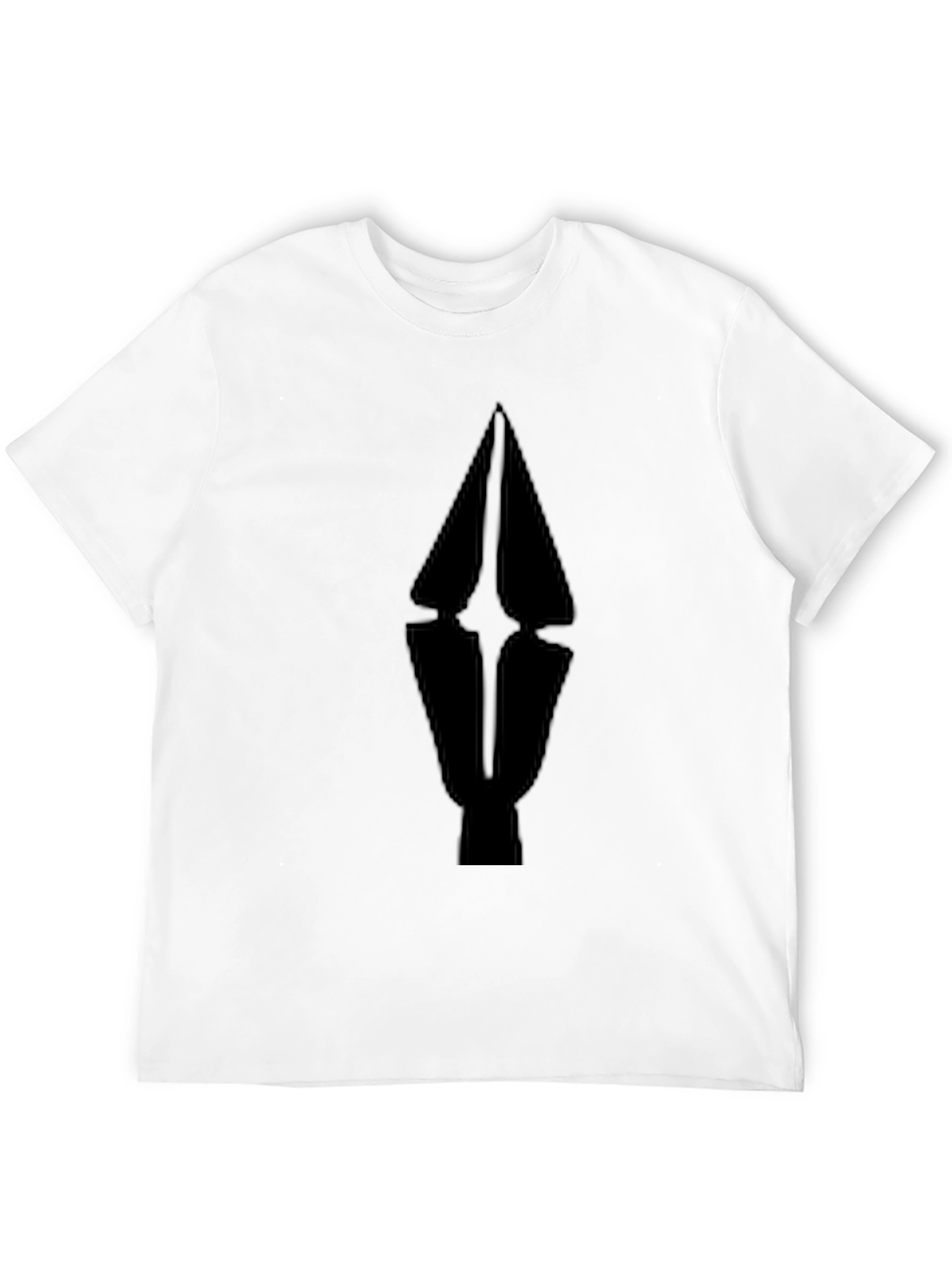 Abstract Graphic Black T-Shirt