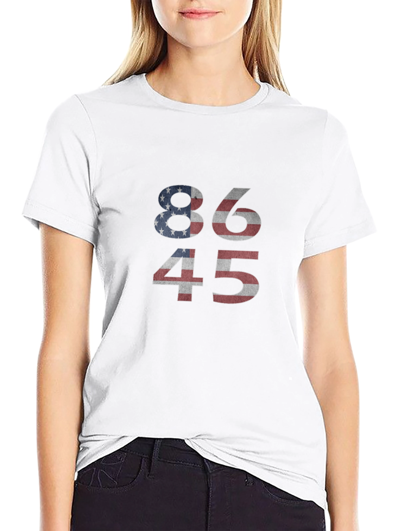 86 45 T-Shirt Patriotic Graphic Tee