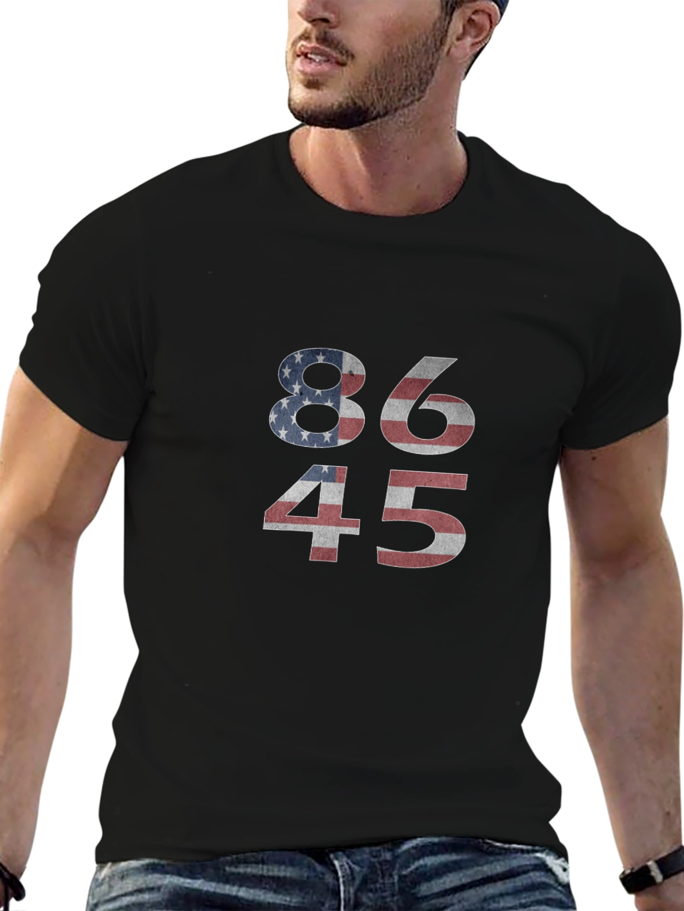 86 45 T-Shirt Patriotic Graphic Tee