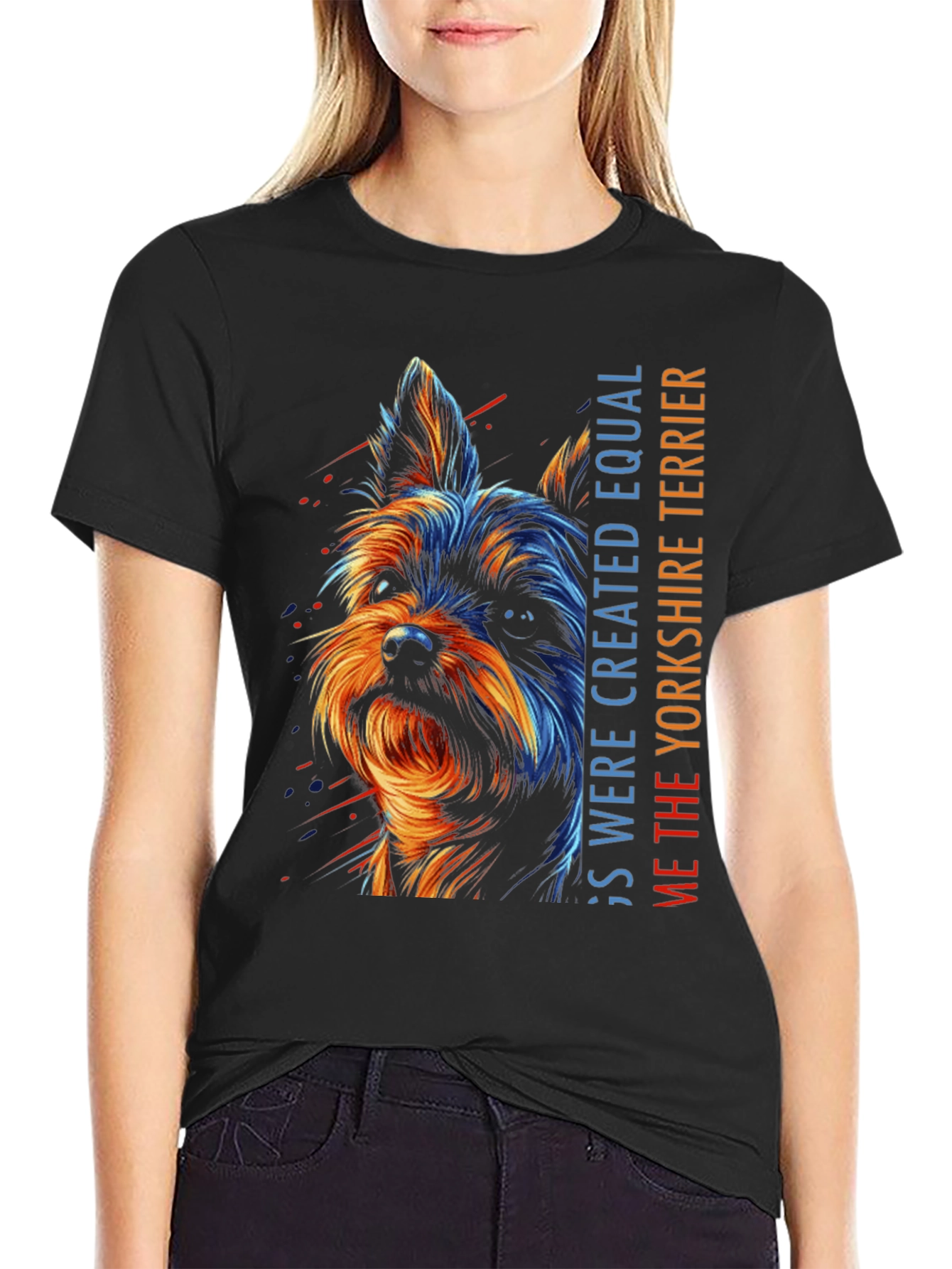 Yorkshire Terrier Dog Graphic T-Shirt