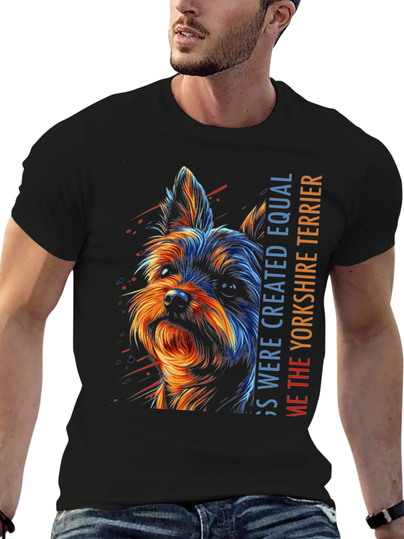 Yorkshire Terrier Dog Graphic T-Shirt