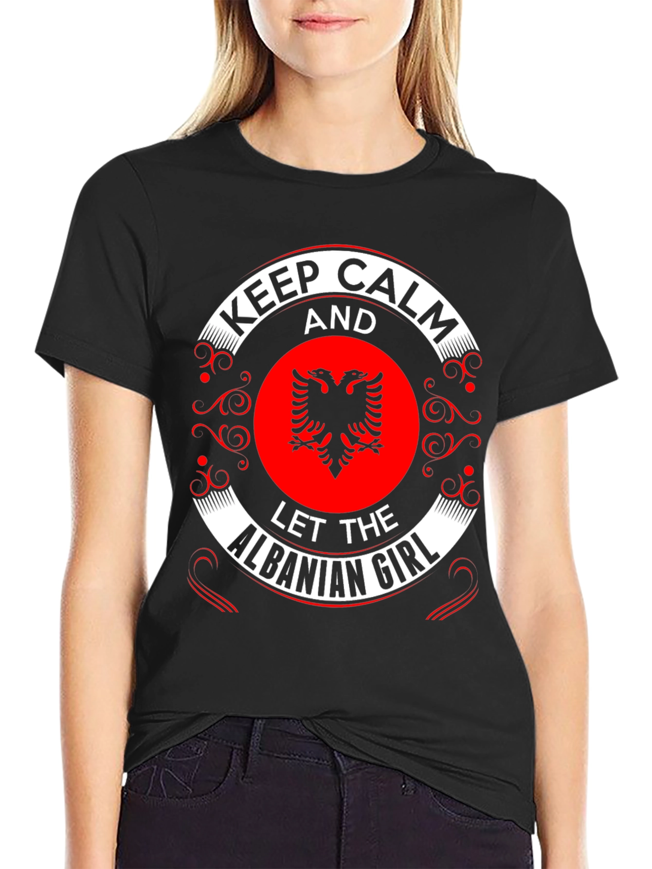 Albanian Girl Keep Calm T-Shirt