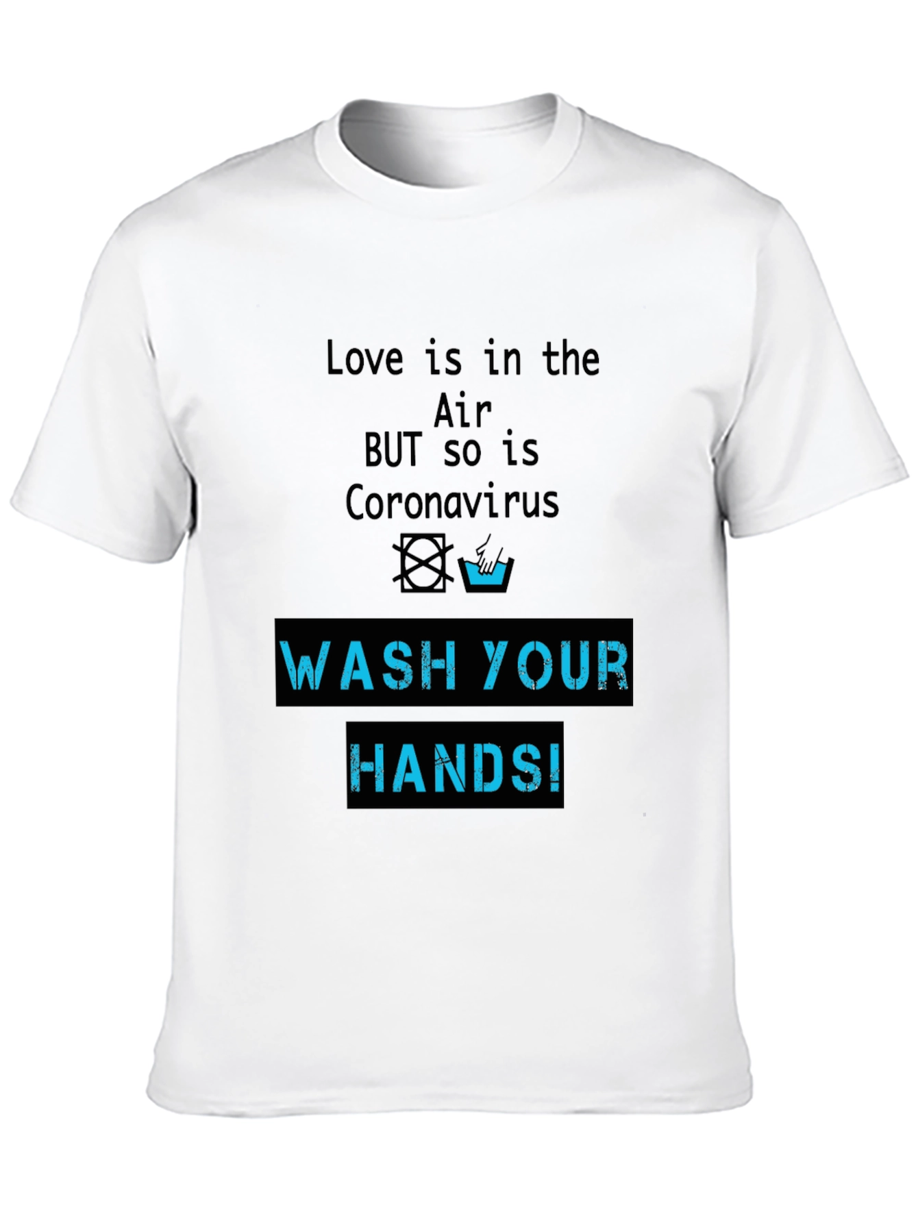 Wash Your Hands Novelty Graphic T-Shirt