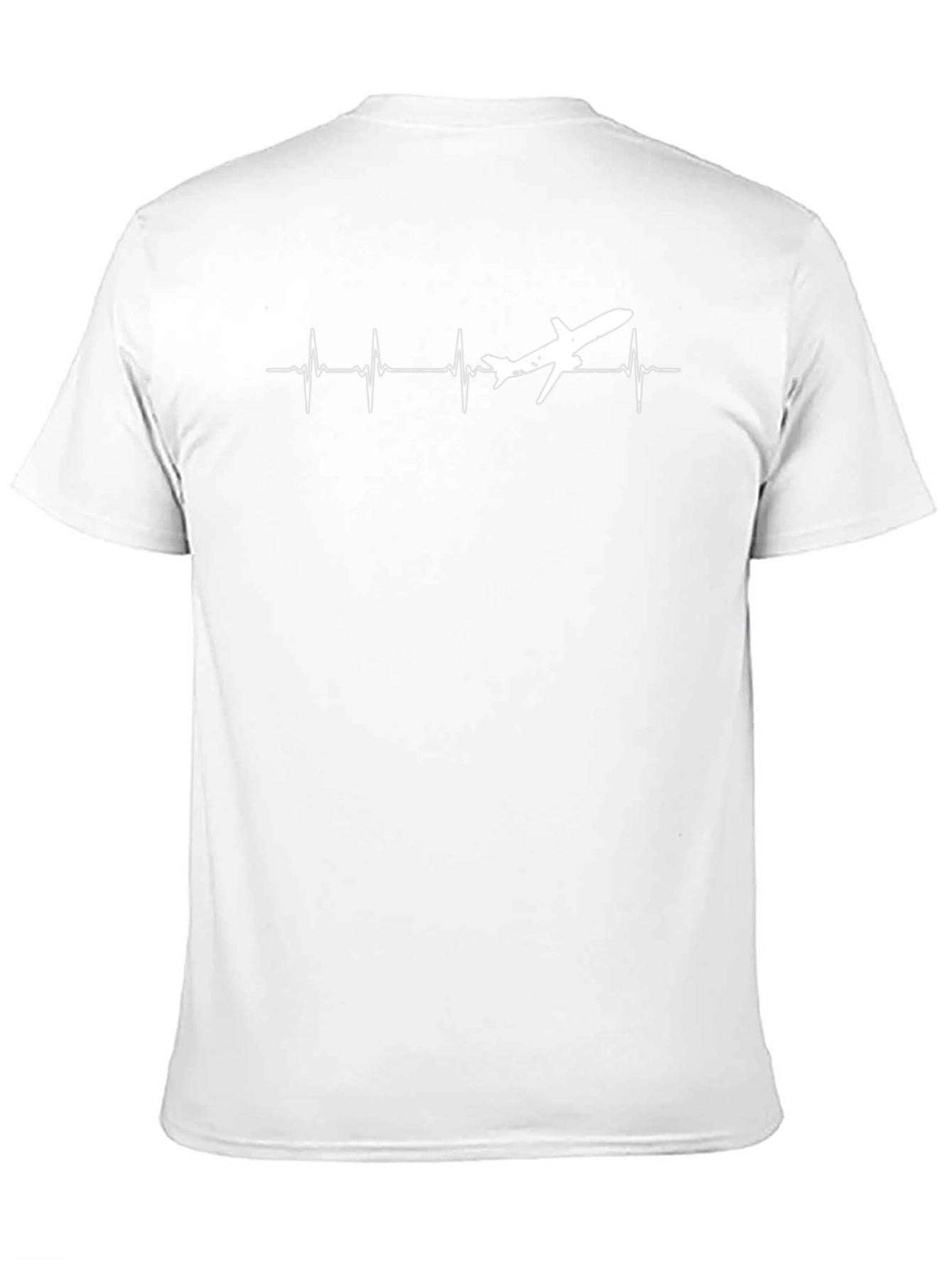 Airplane Heartbeat T-Shirt - Aviation Enthusiast Tee