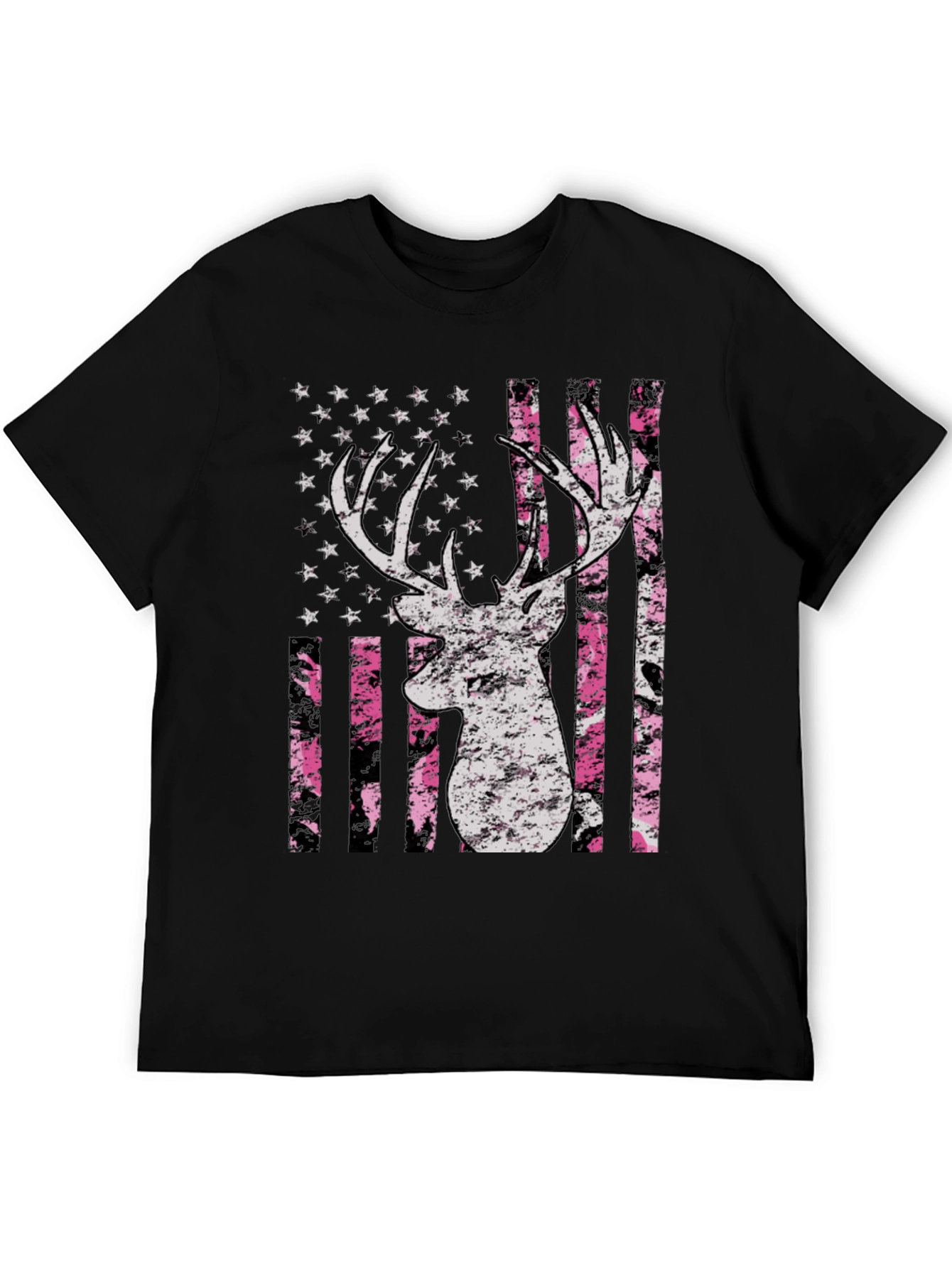 American Flag Deer Graphic Tee