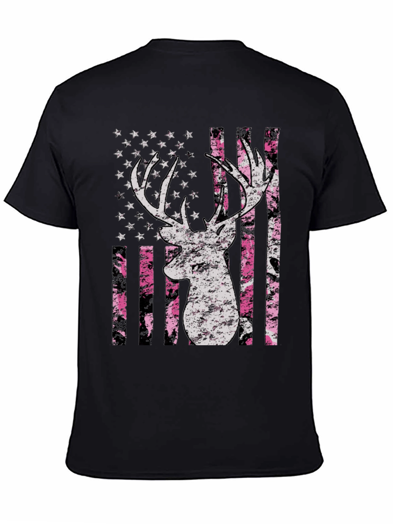 American Flag Deer Graphic Tee