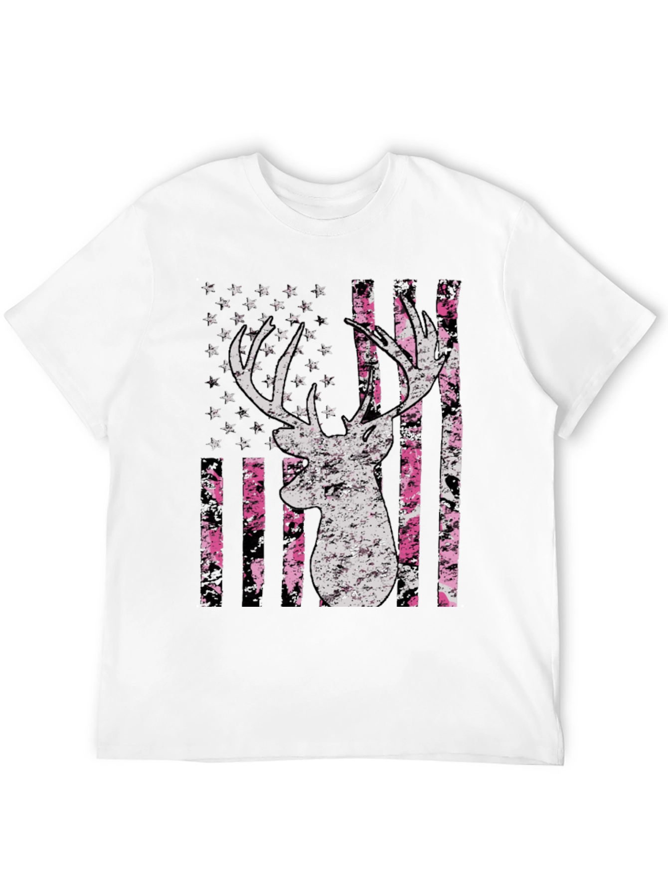 American Flag Deer Graphic Tee
