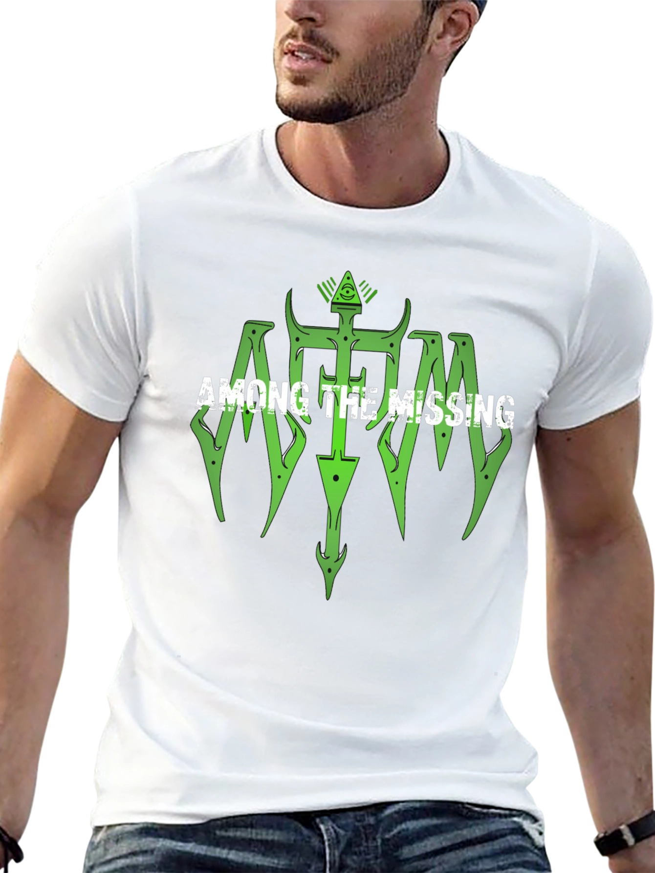 Among The Missing Graphic Tee - Black