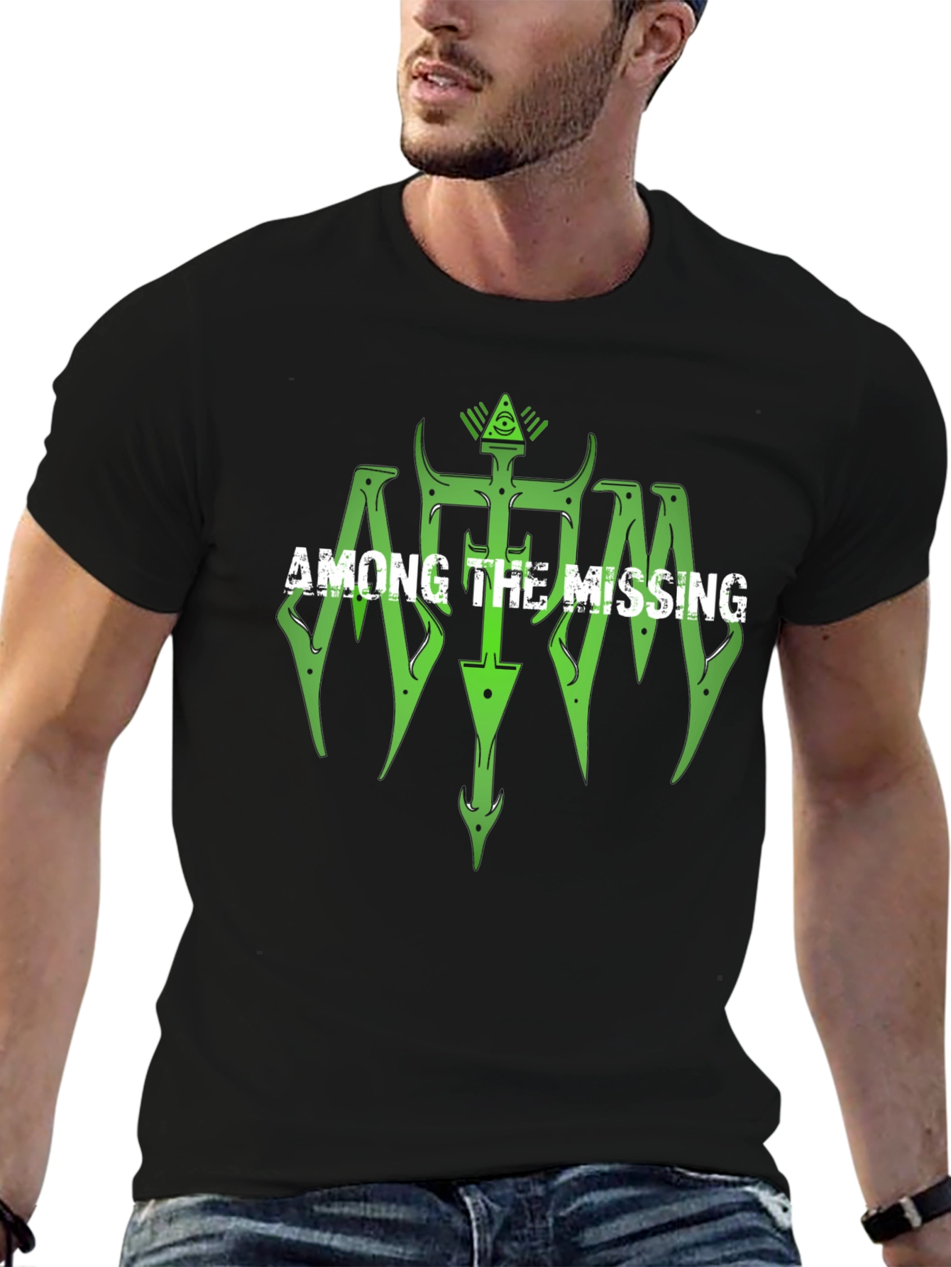 Among The Missing Graphic Tee - Black