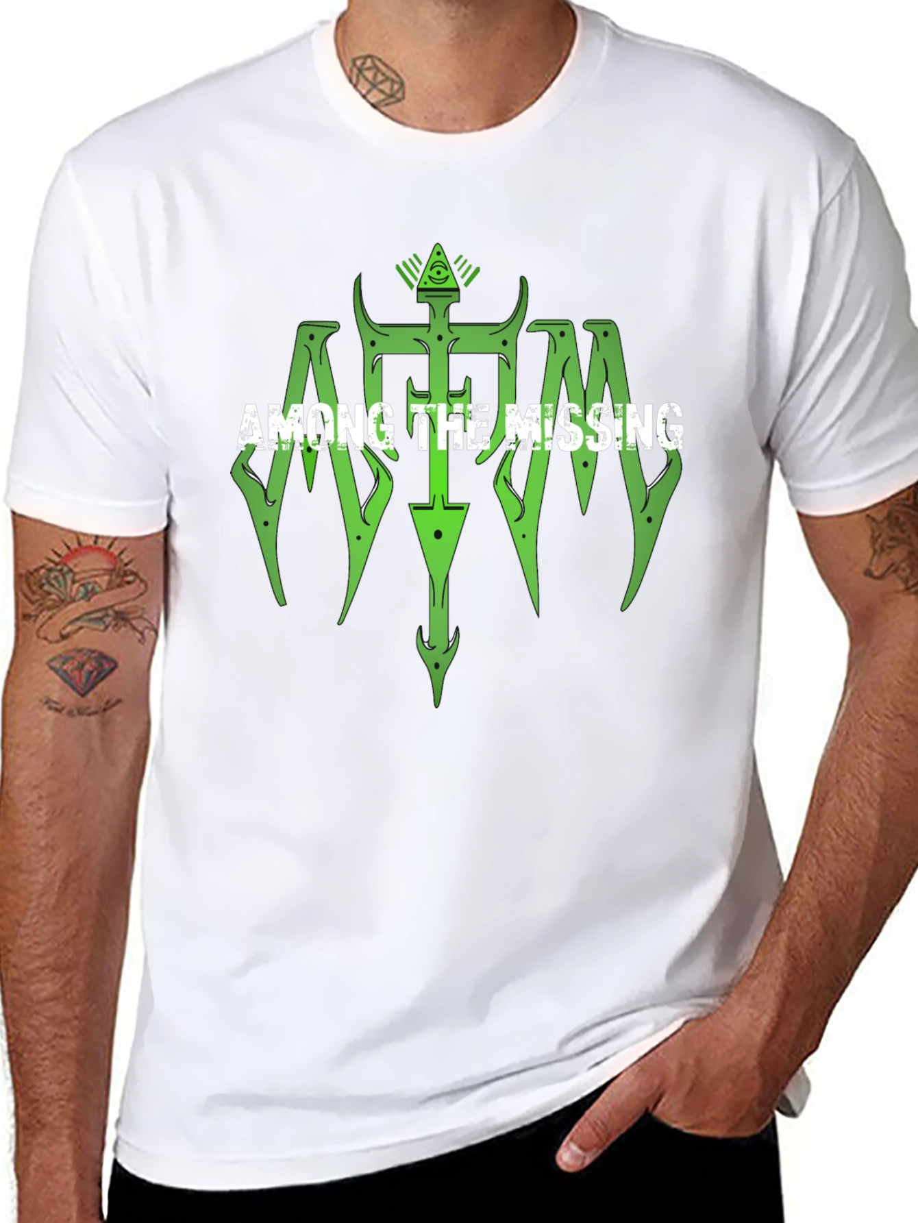 Among The Missing Graphic Tee - Black