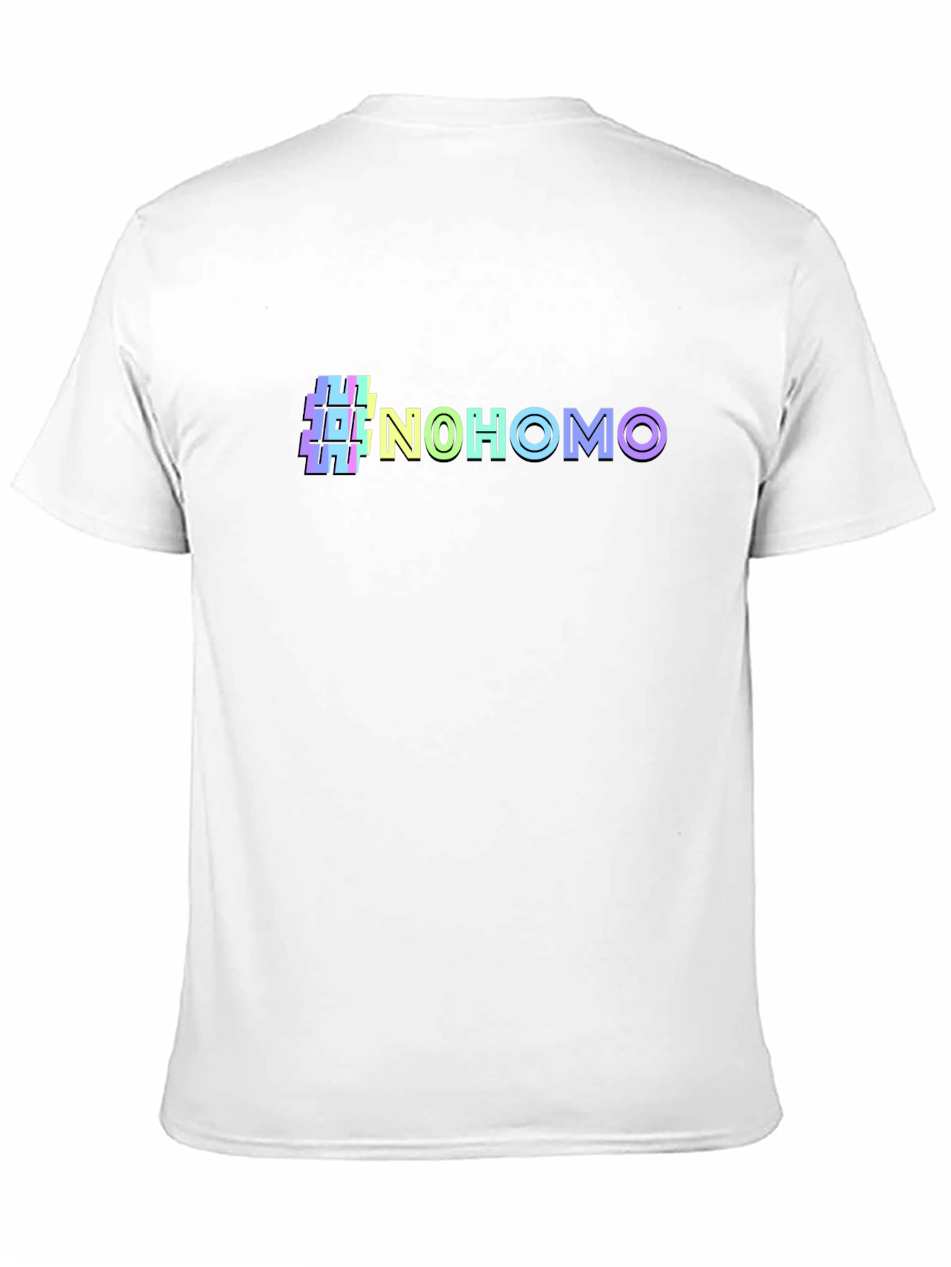 #NoHomo Graphic Print Crew Neck T-Shirt