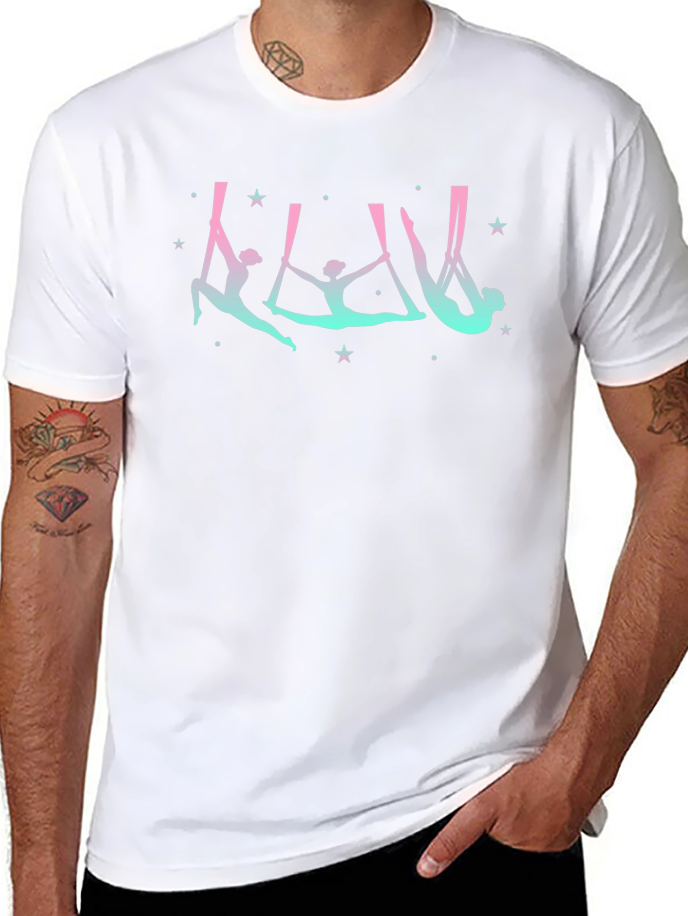 Aerial Silks Black T-Shirt