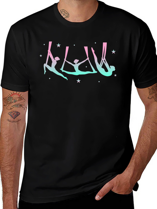 Aerial Silks Black T-Shirt