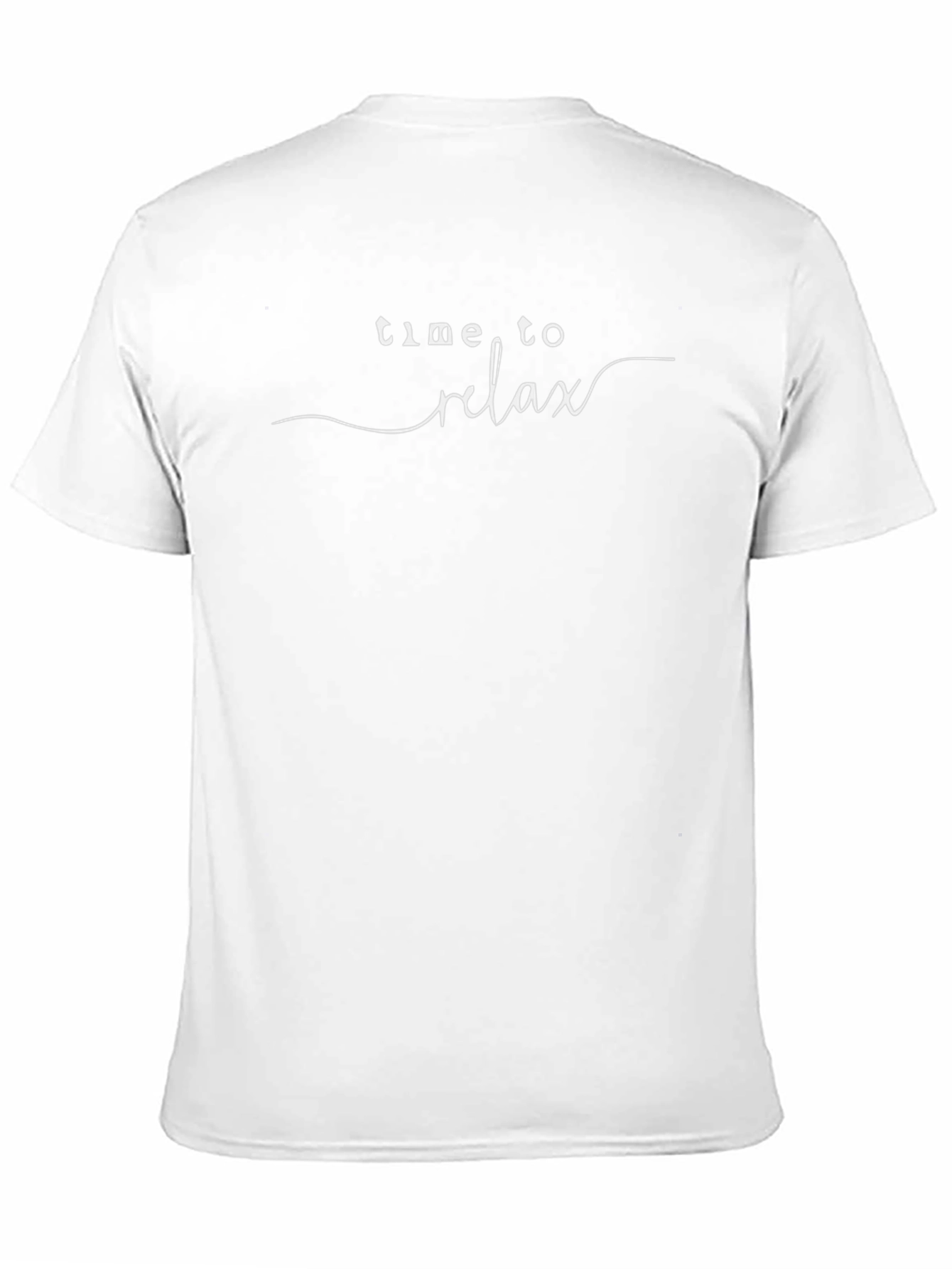 Time to Relax Graphic Tee - Black Relaxed Fit