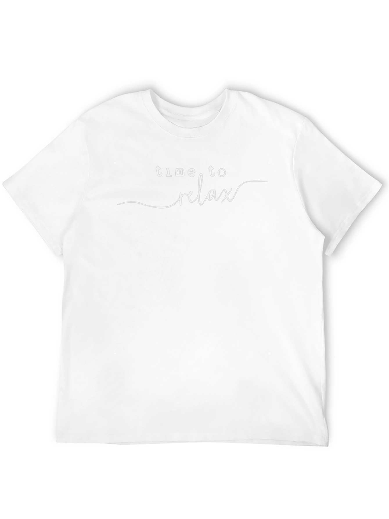 Time to Relax Graphic Tee - Black Relaxed Fit