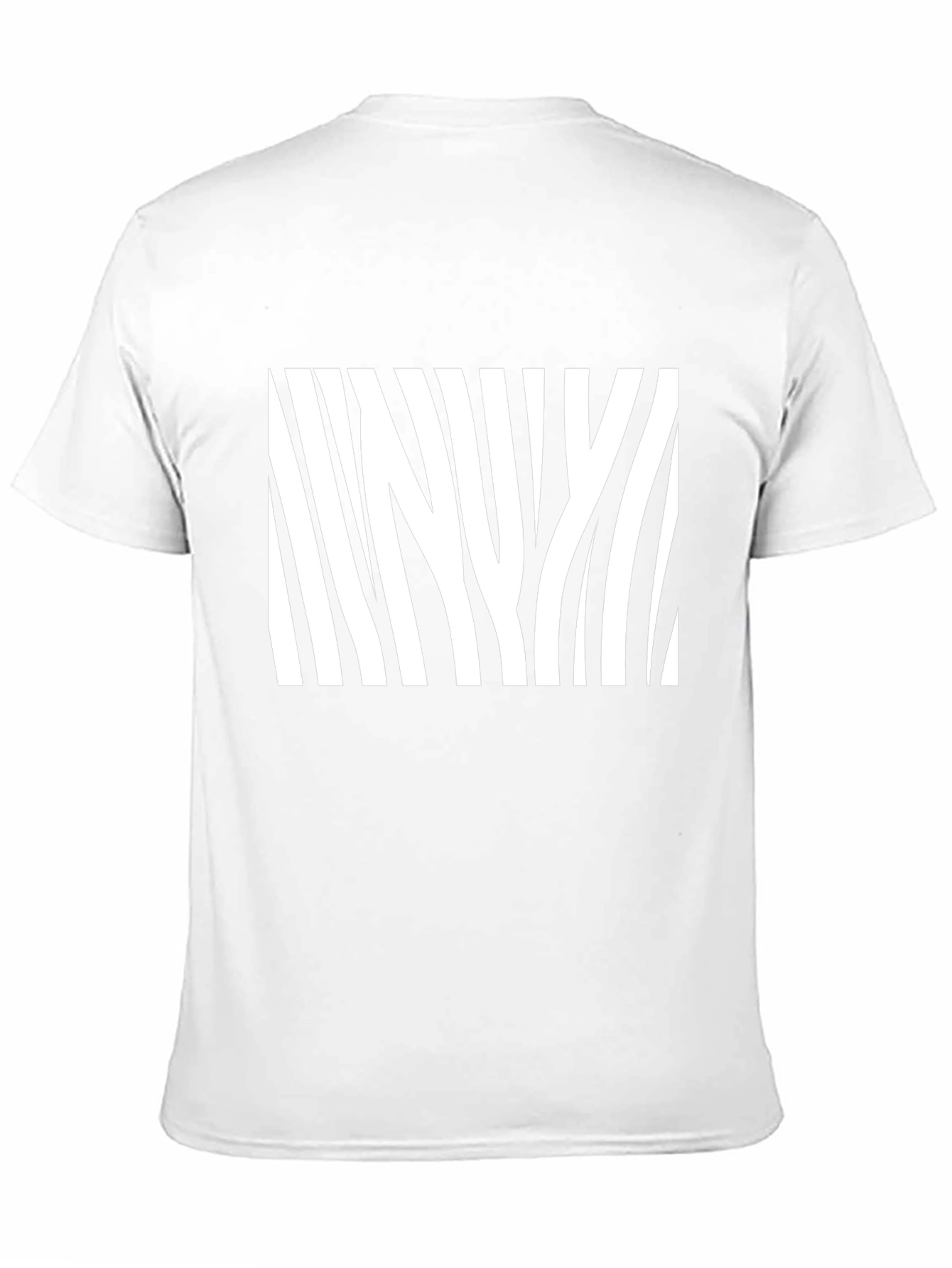 Zebra Stripe Graphic Tee - Mens Black T-Shirt