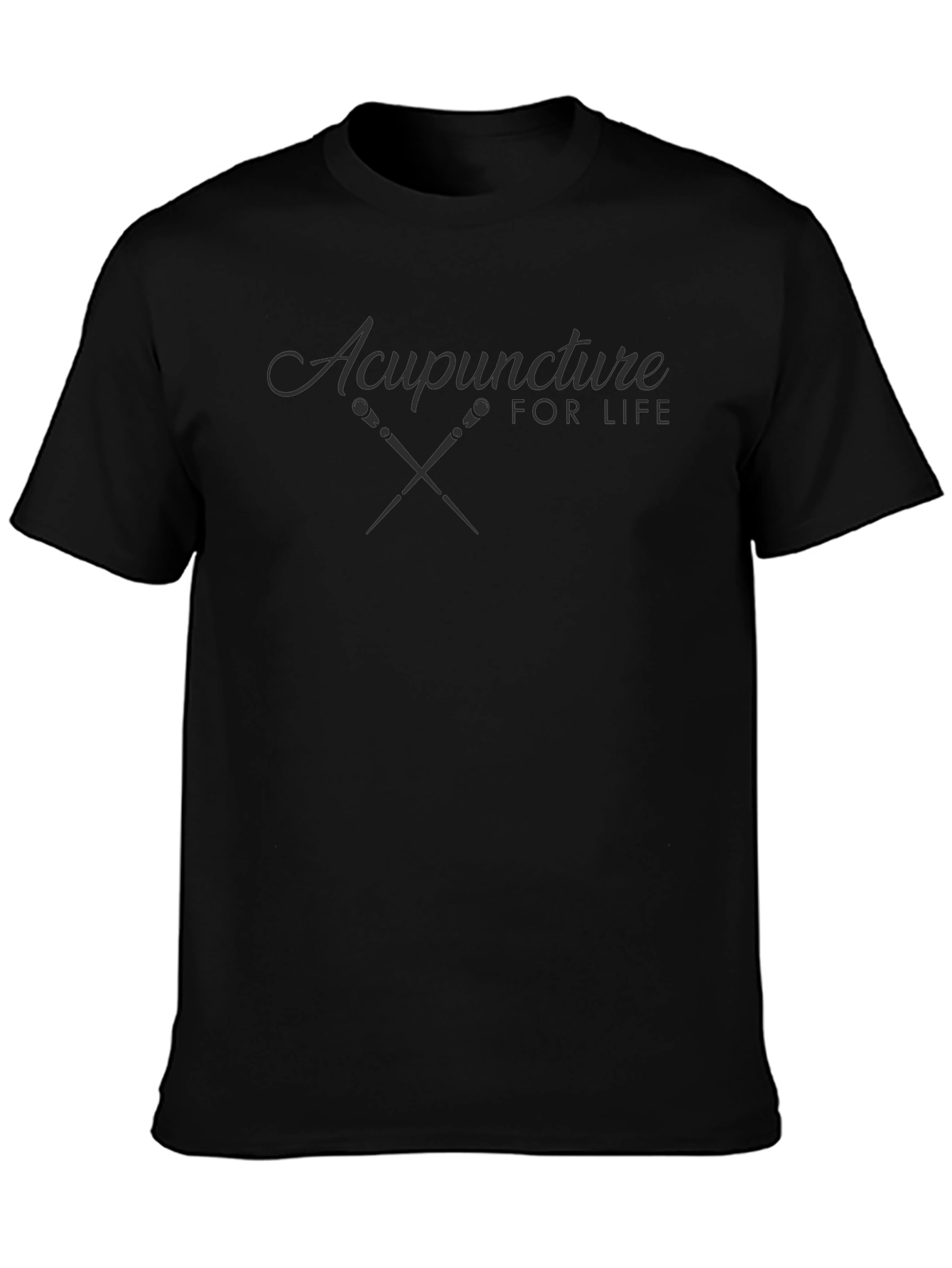 Acupuncture for Life Black T-Shirt