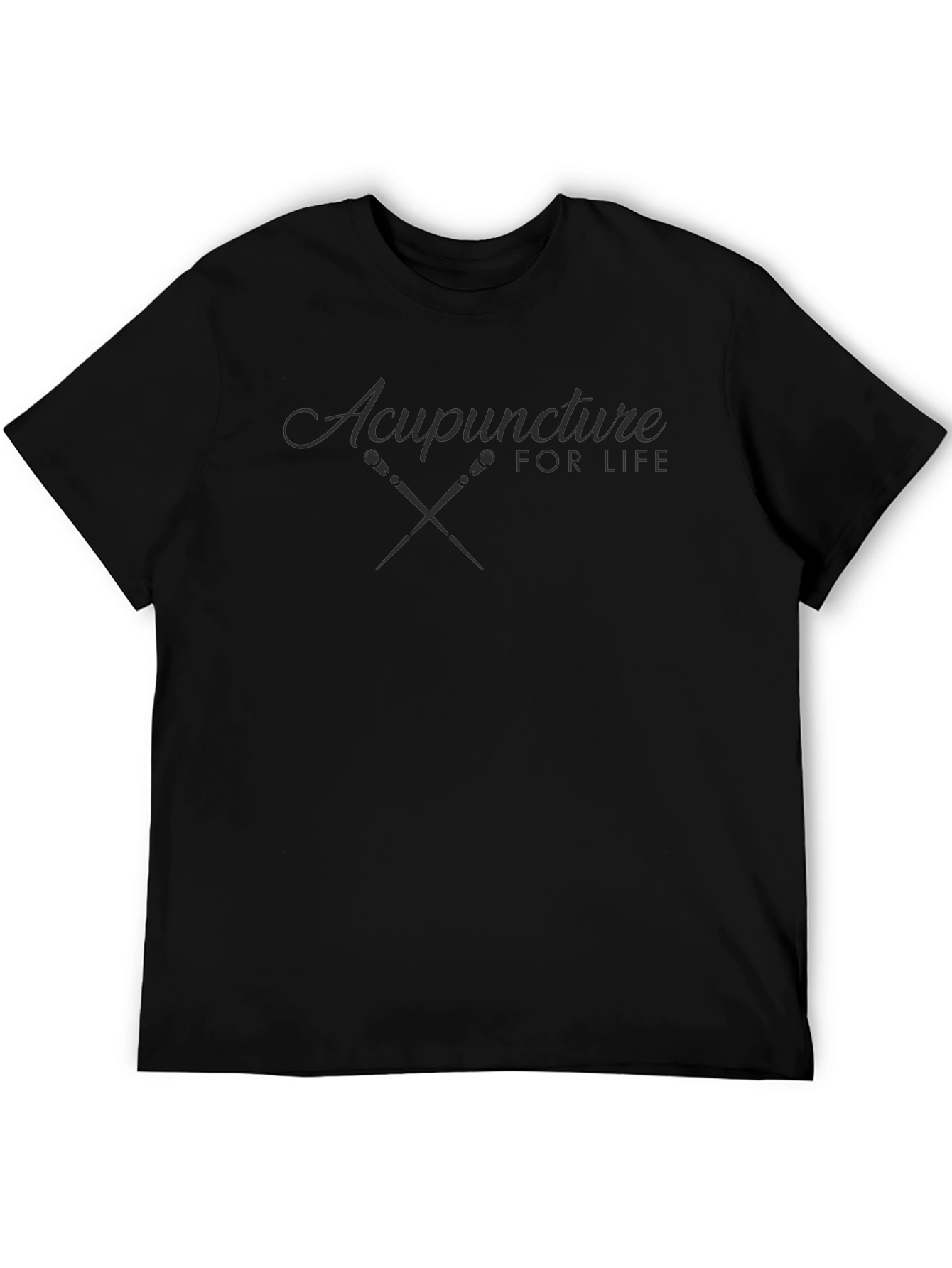 Acupuncture for Life Black T-Shirt