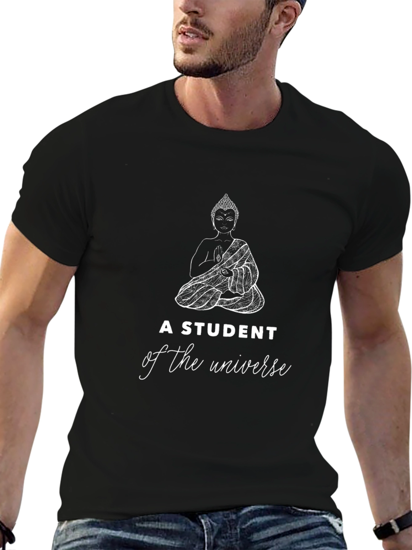 A Student of the Universe Black T-Shirt