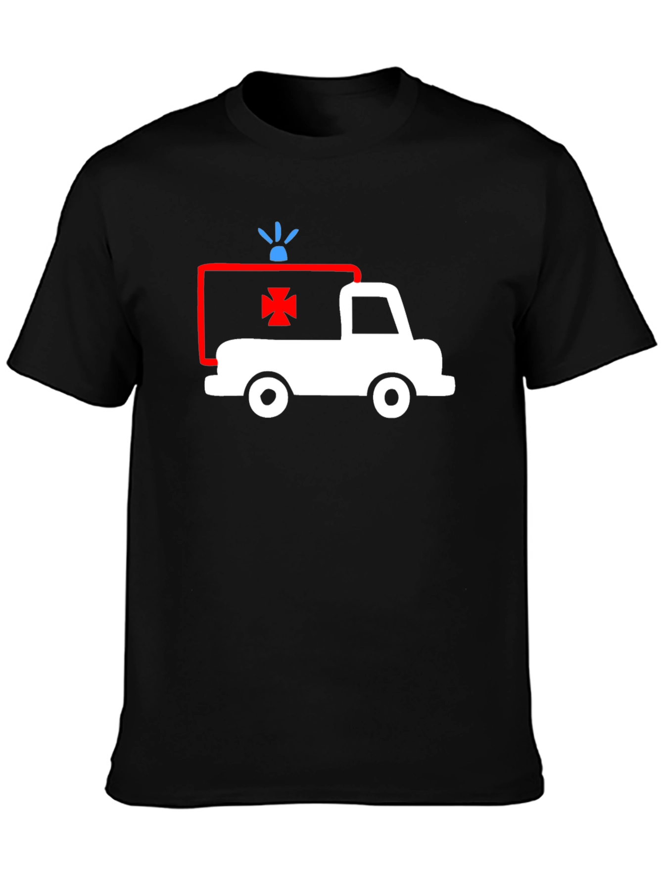 Ambulance Graphic T-Shirt - Classic Style